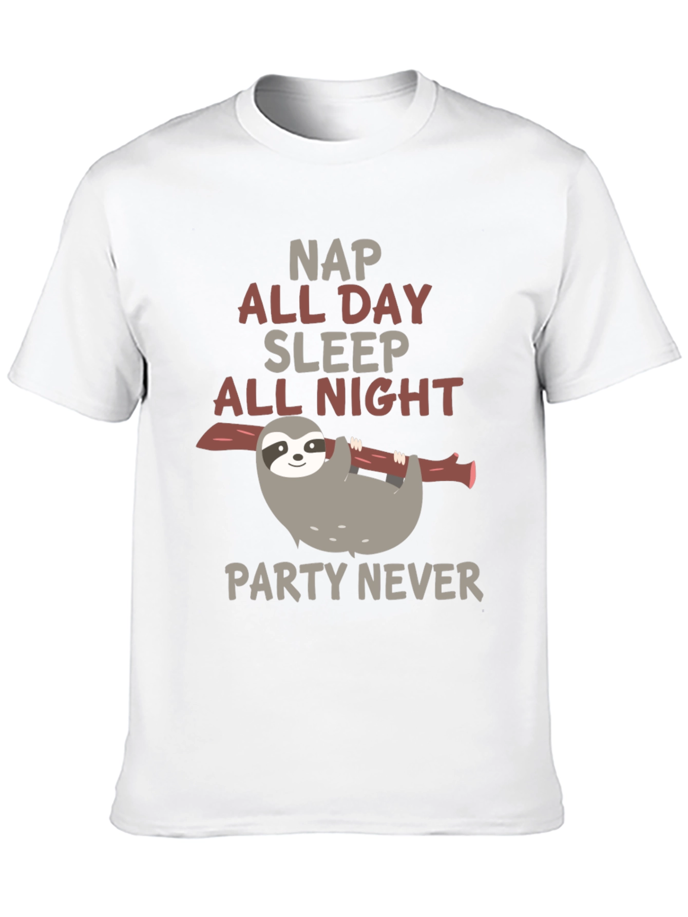 Sloth Nap All Day Sleep All Night T-Shirt