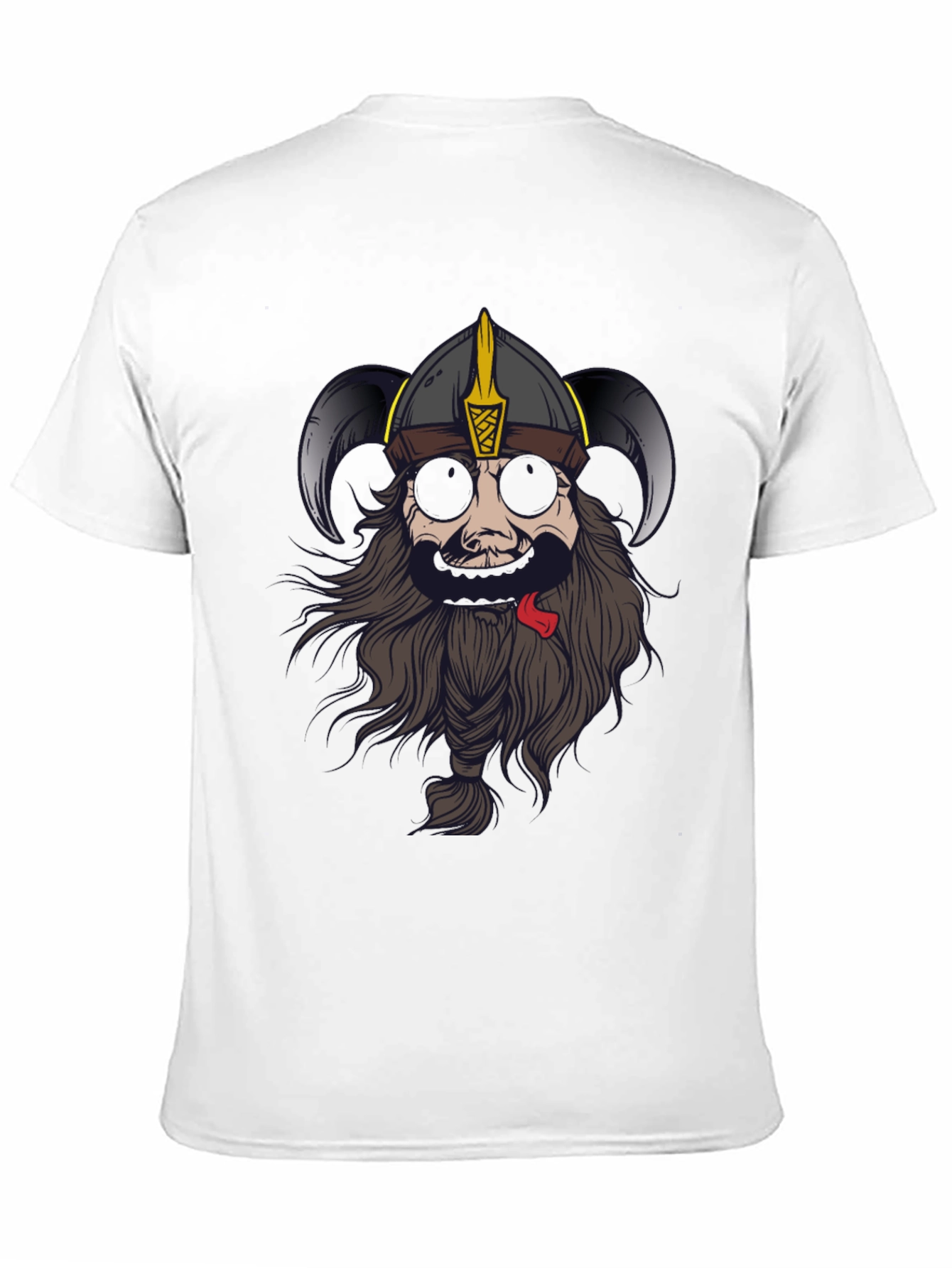 Viking Graphic Tee - Black Cotton Blend