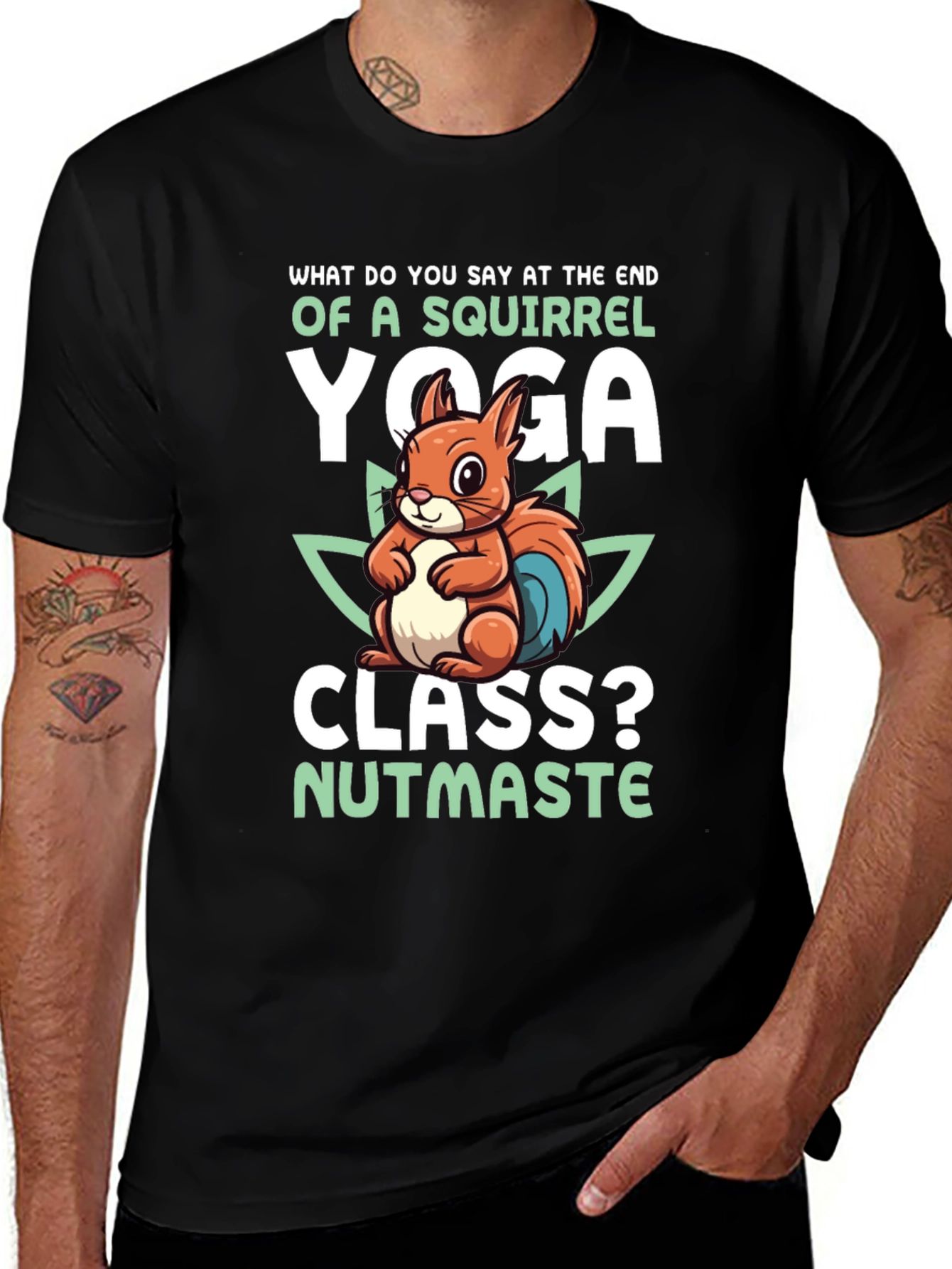Squirrel Yoga Nutmaste T-Shirt