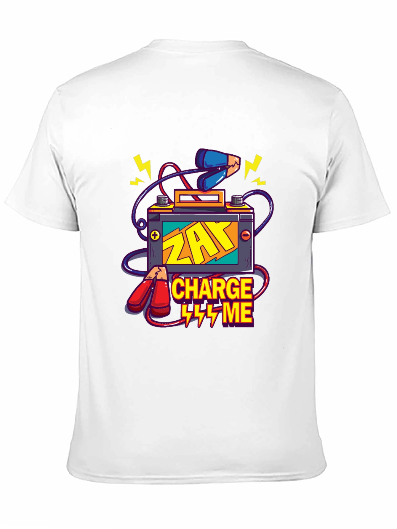 ZAY Charge Me Graphic T-Shirt - Black