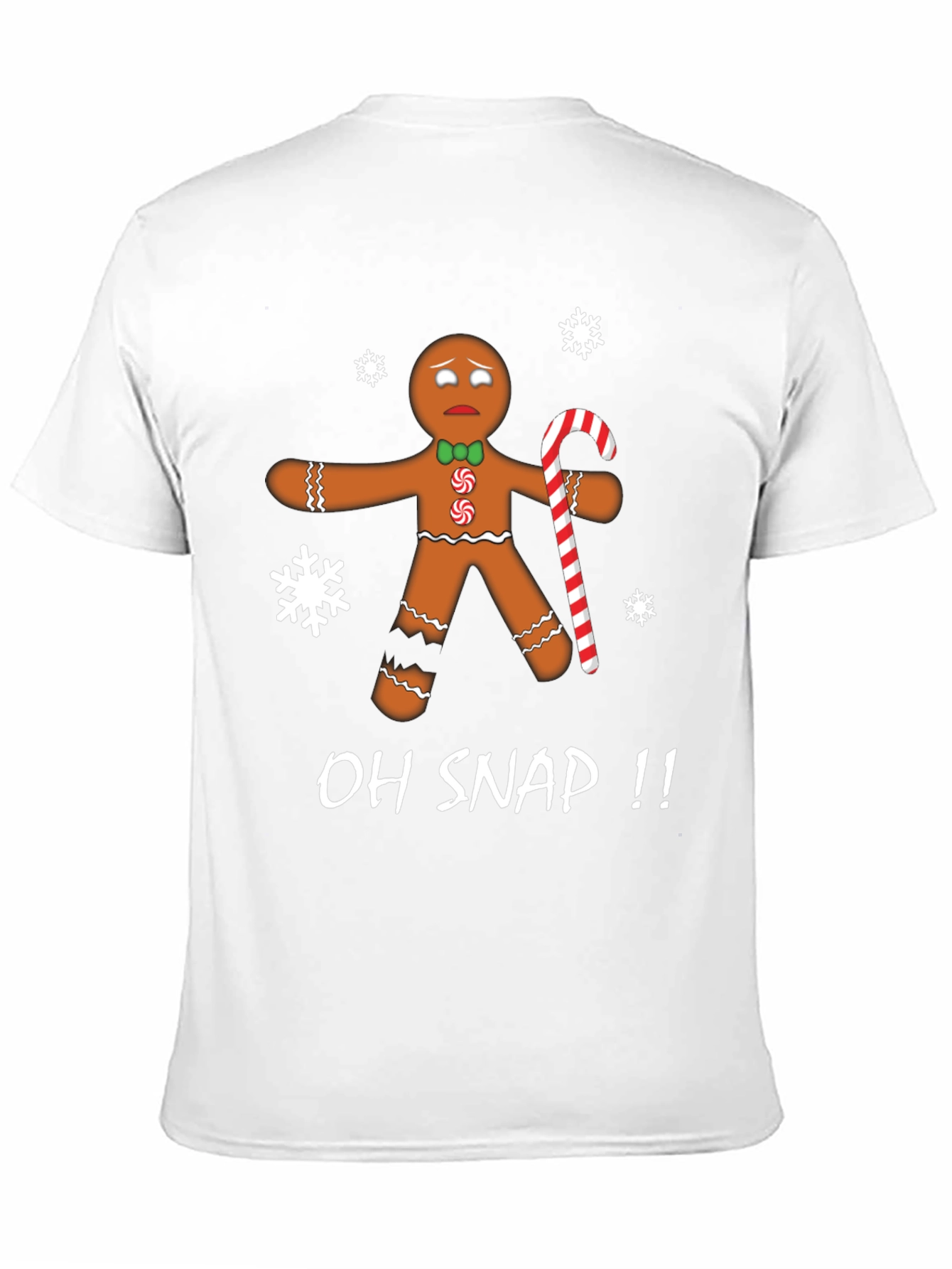 Oh Snap Gingerbread T-Shirt - Christmas Holiday Tee