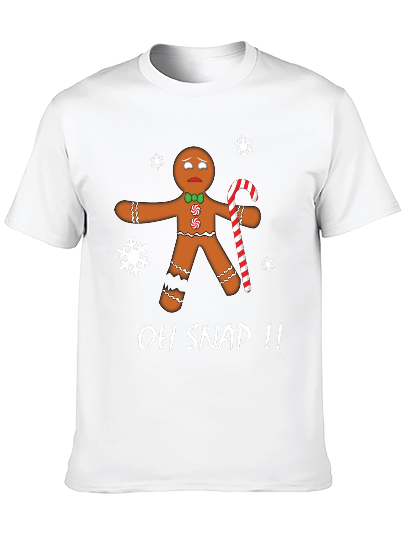 Oh Snap Gingerbread T-Shirt - Christmas Holiday Tee