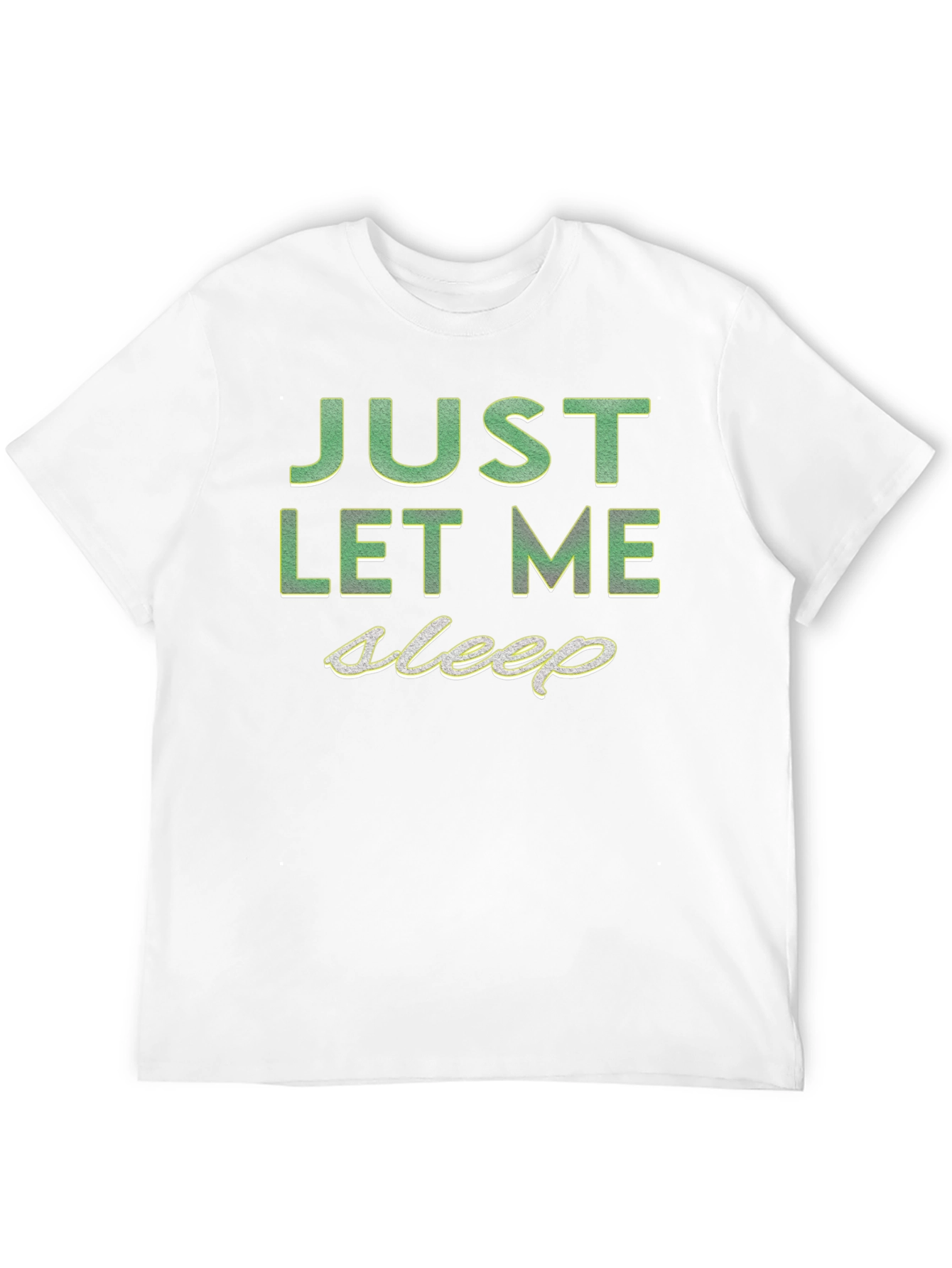 Just Let Me Sleep Graphic Tee - Black