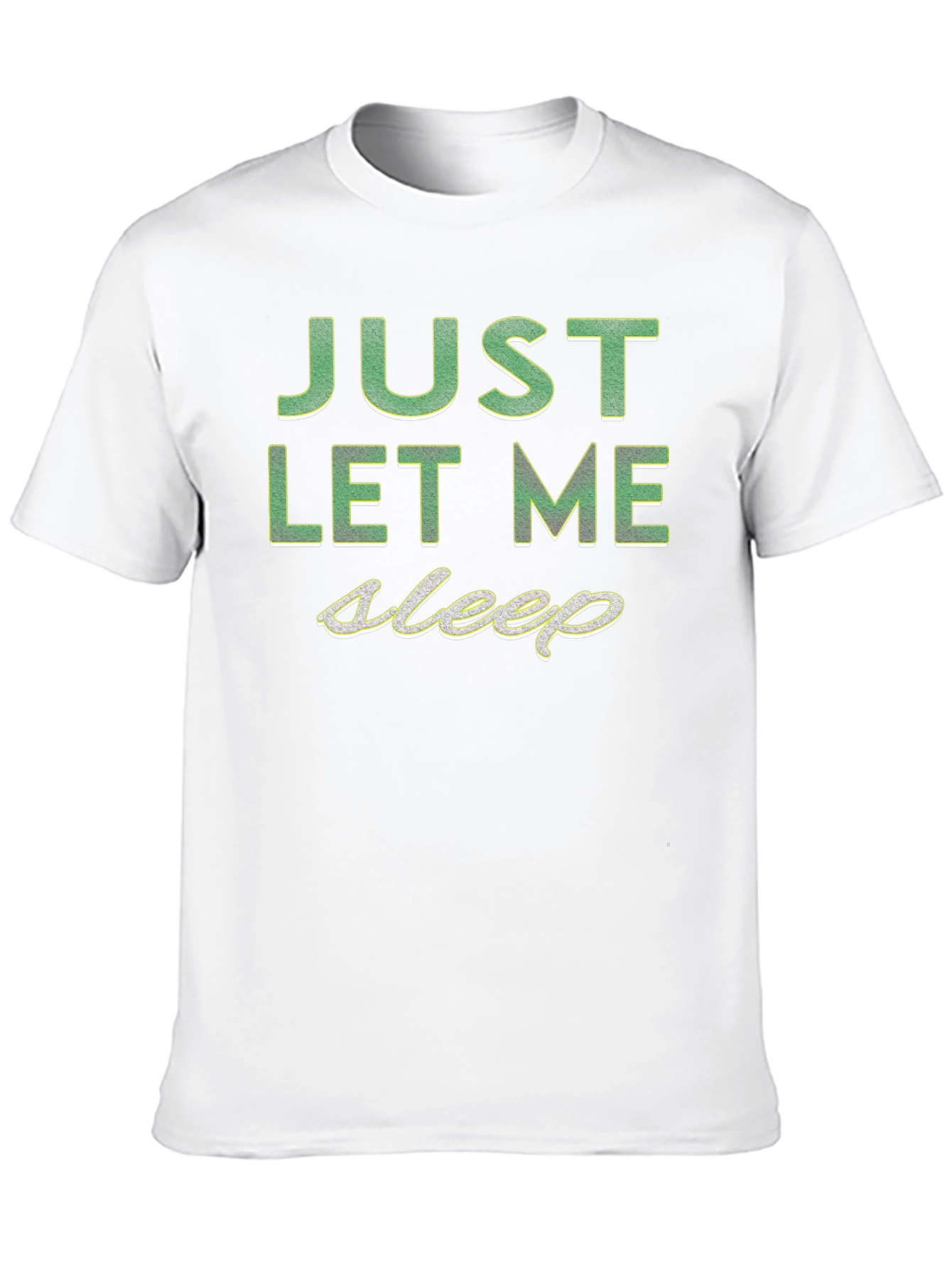 Just Let Me Sleep Graphic Tee - Black