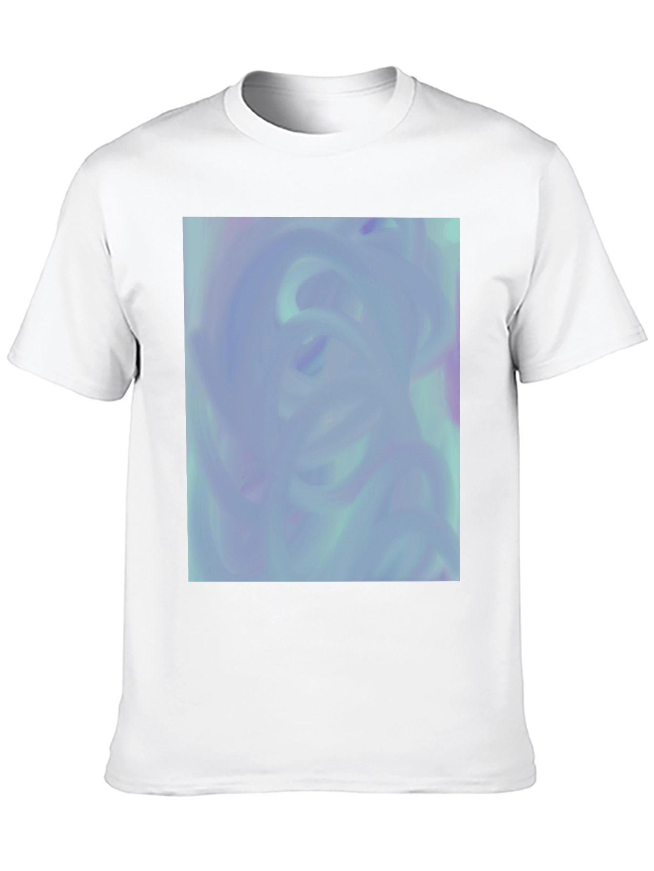 Abstract Swirl T-Shirt - Modern Art Tee