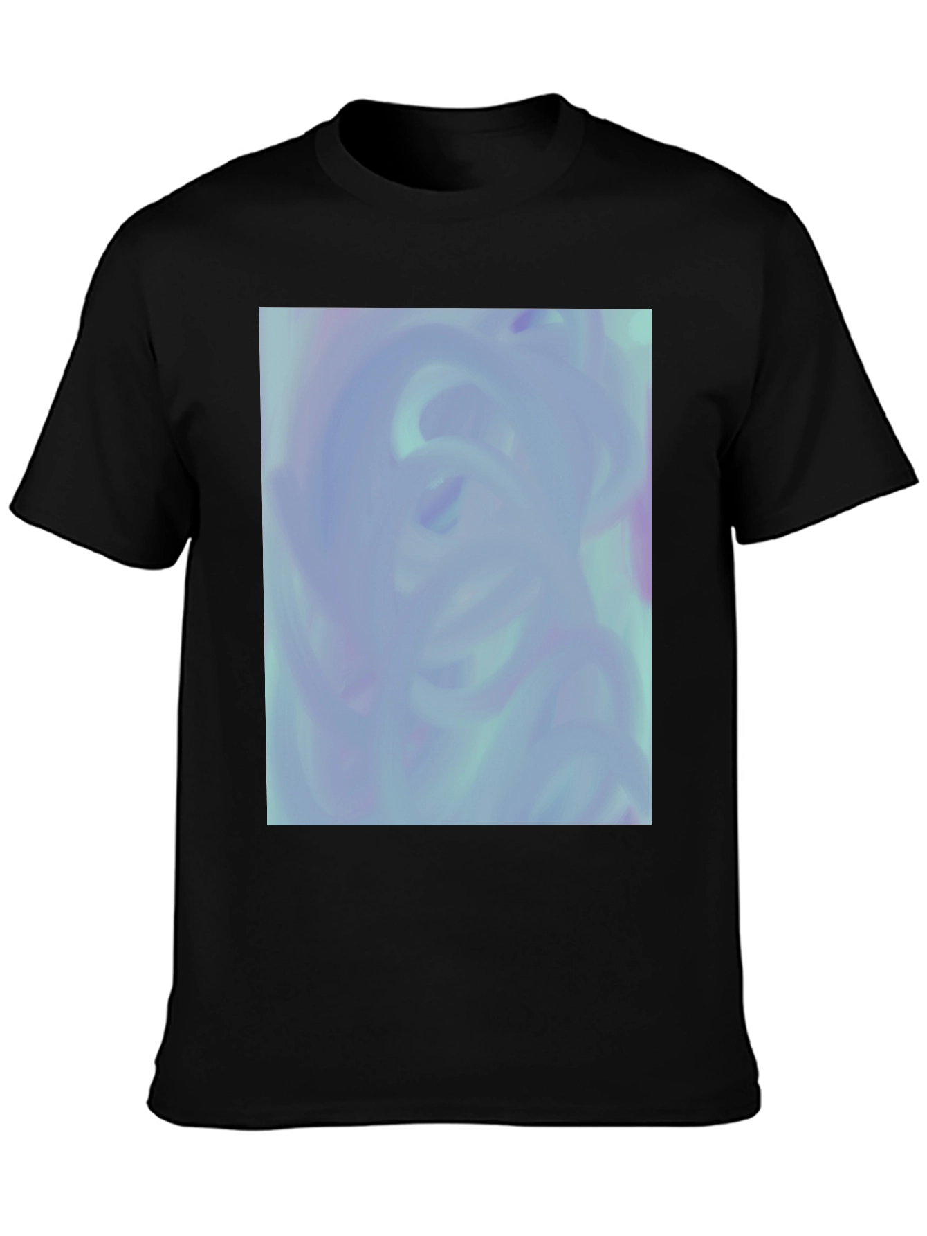 Abstract Swirl T-Shirt - Modern Art Tee