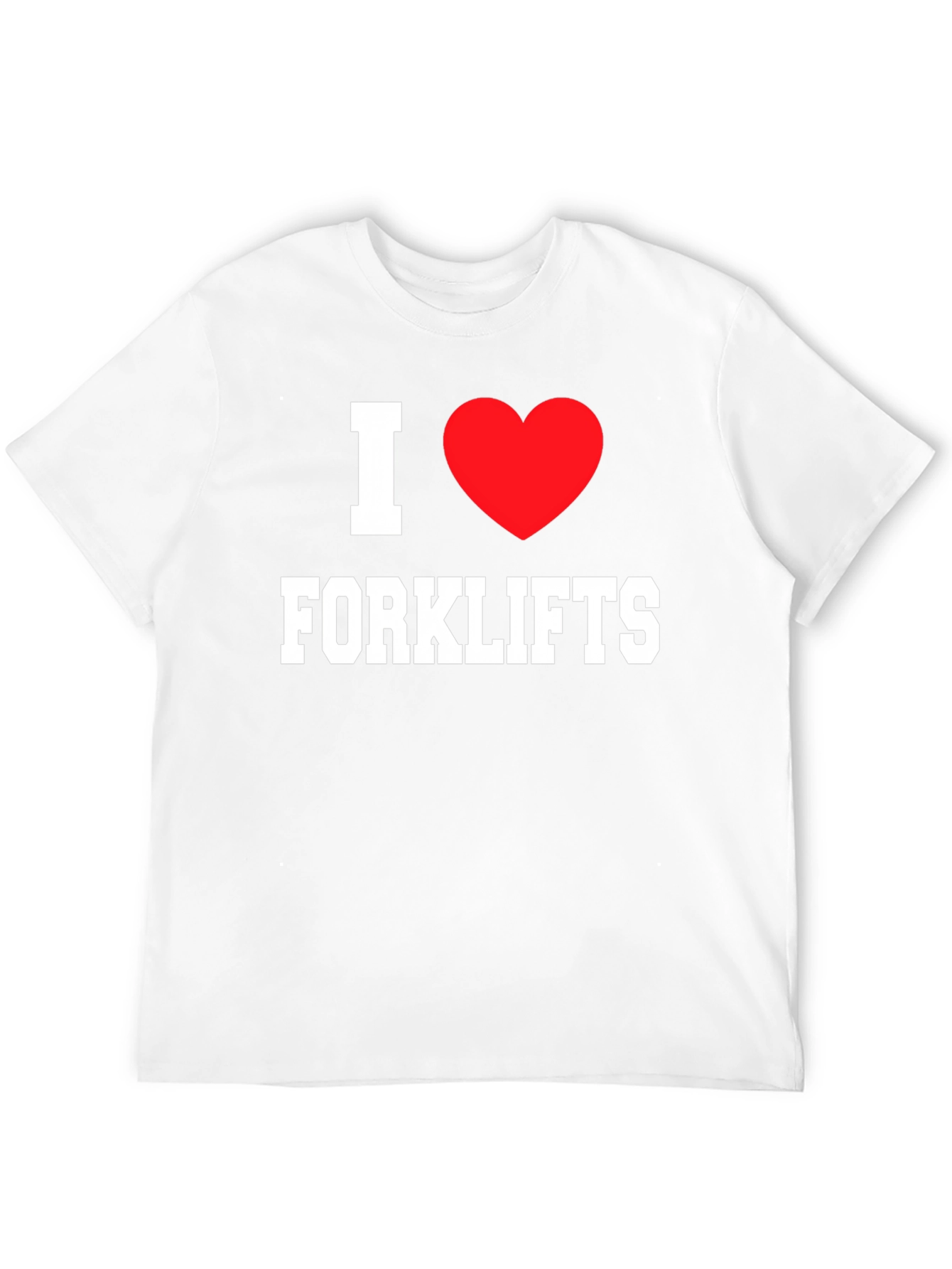 I Heart Forklifts T-Shirt - Bold Statement Tee