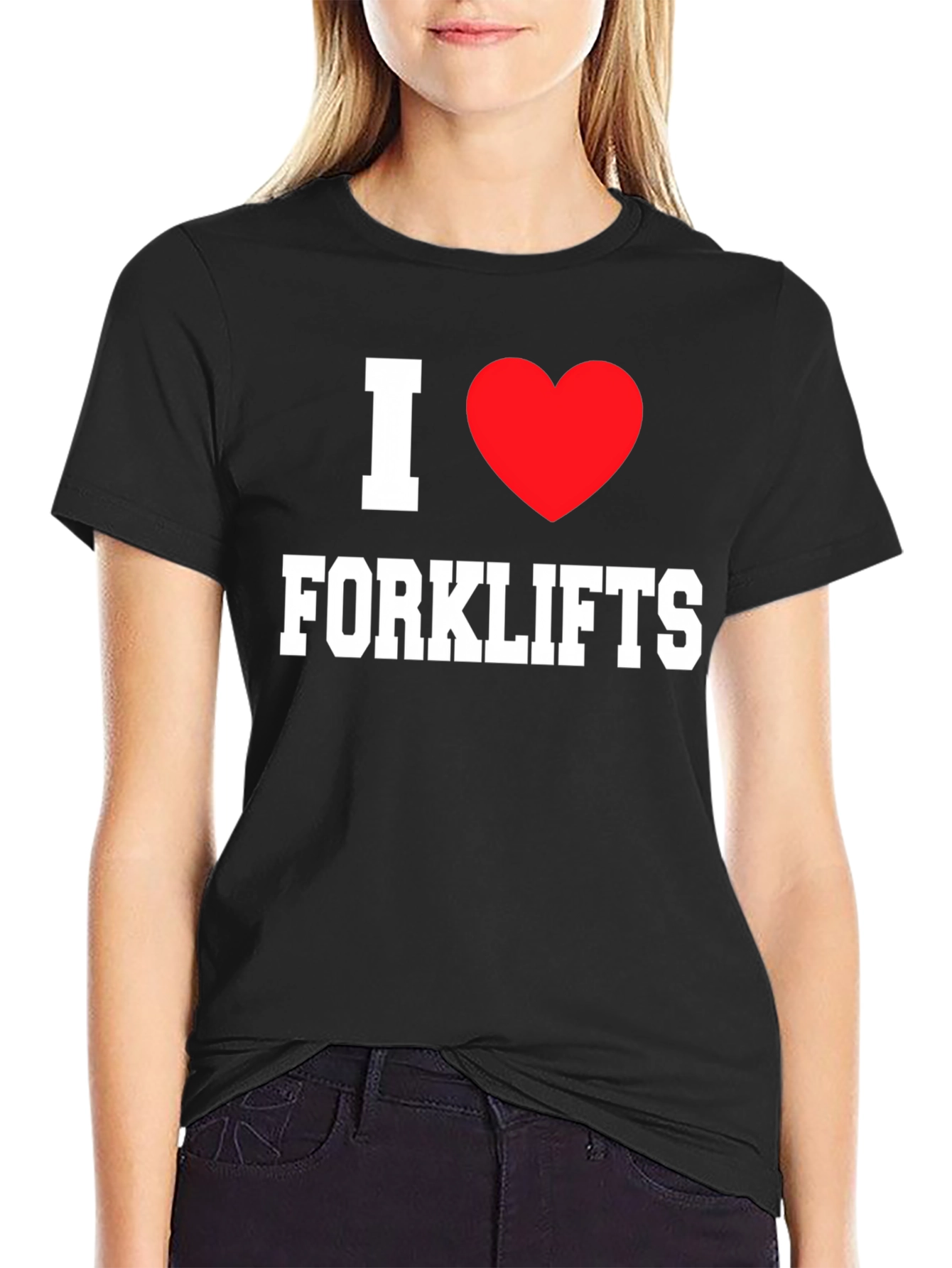 I Heart Forklifts T-Shirt - Bold Statement Tee