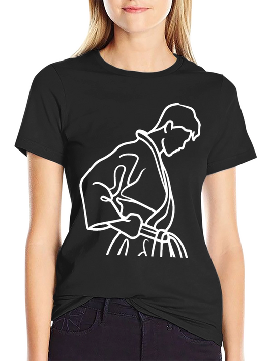 Karate Pose Graphic Tee - Black