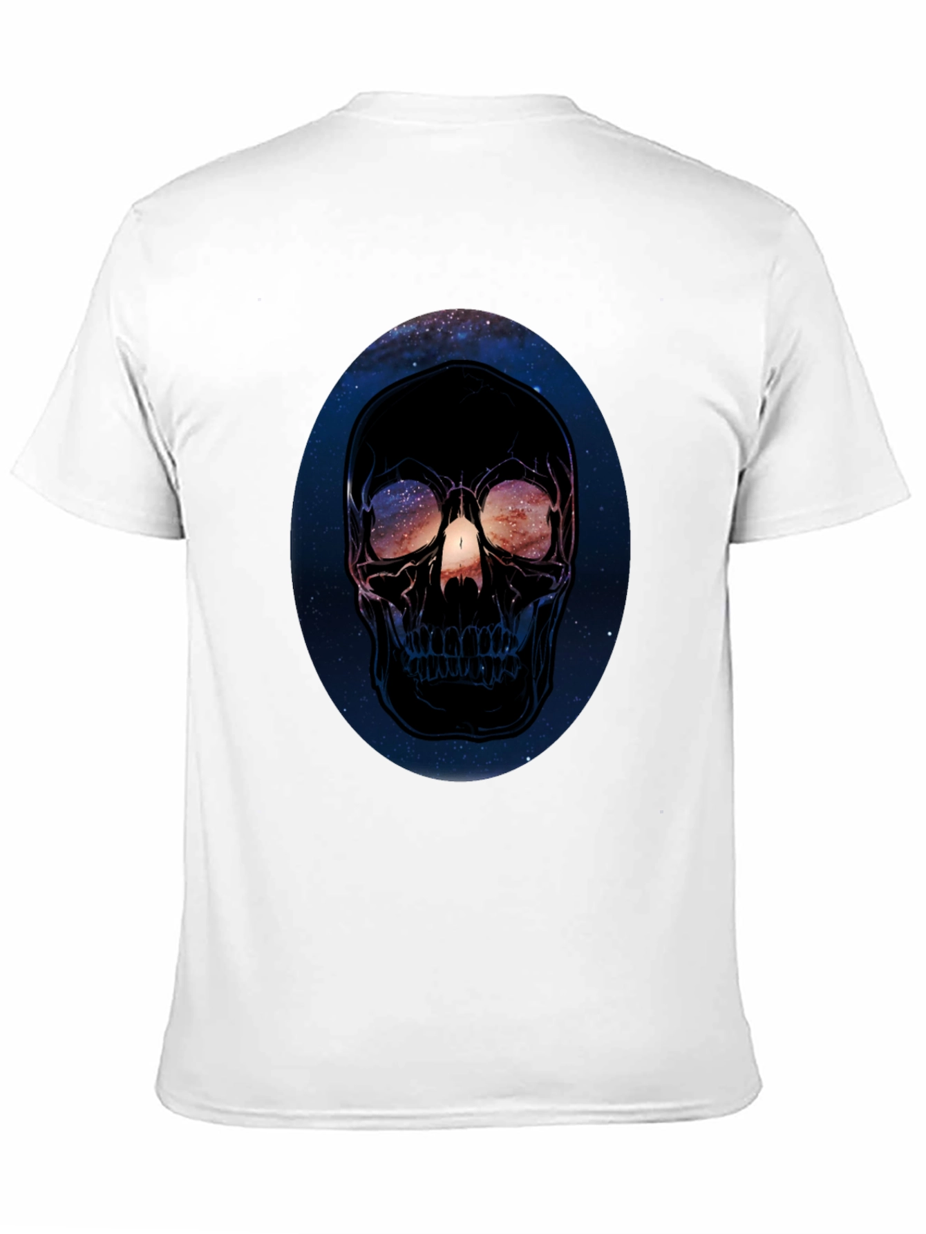 Cosmic Skull Graphic Black T-Shirt