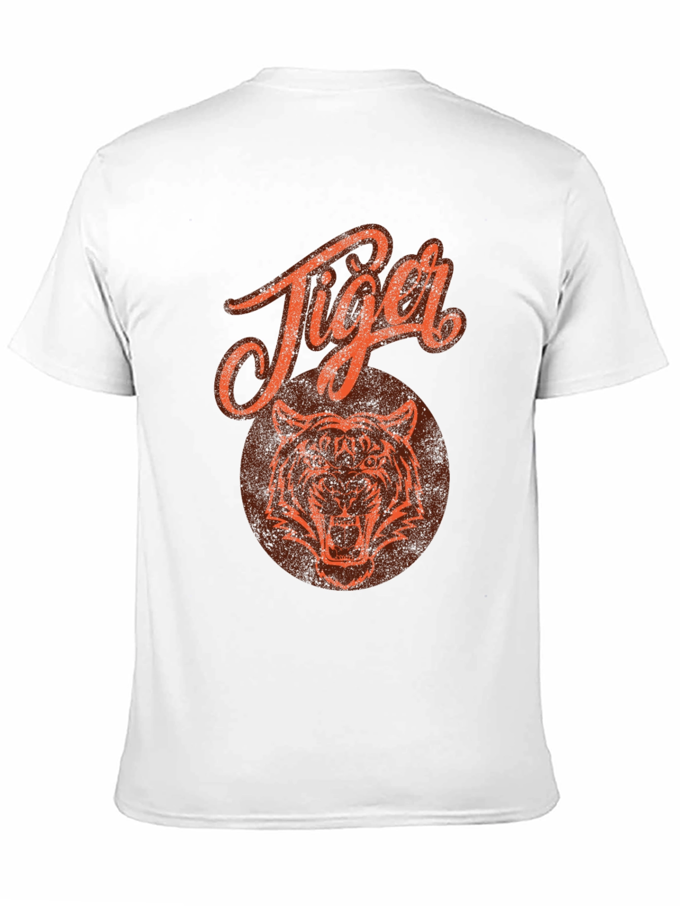 Tiger Graphic Print Black T-Shirt