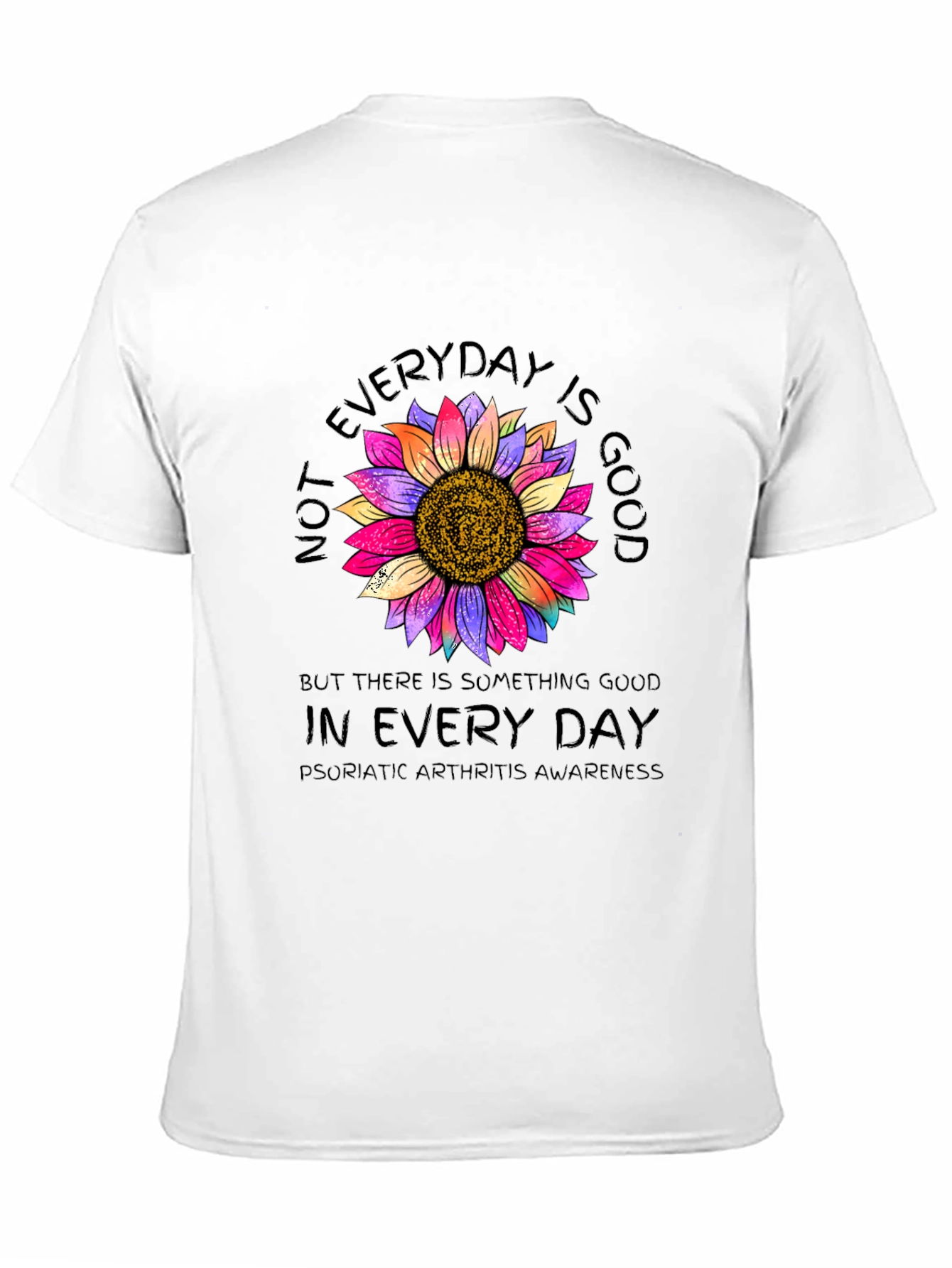 Psoriatic Arthritis Awareness Sunflower T-Shirt