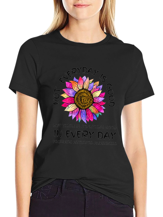 Psoriatic Arthritis Awareness Sunflower T-Shirt