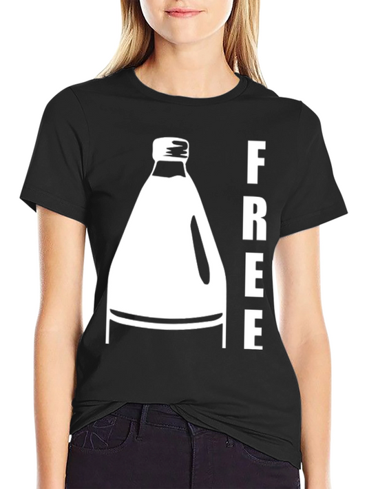 Free Milk T-Shirt - Funny Graphic Tee for Milk Lovers