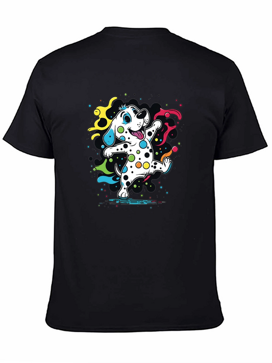 Dalmatian Dog T-Shirt - Colorful Design