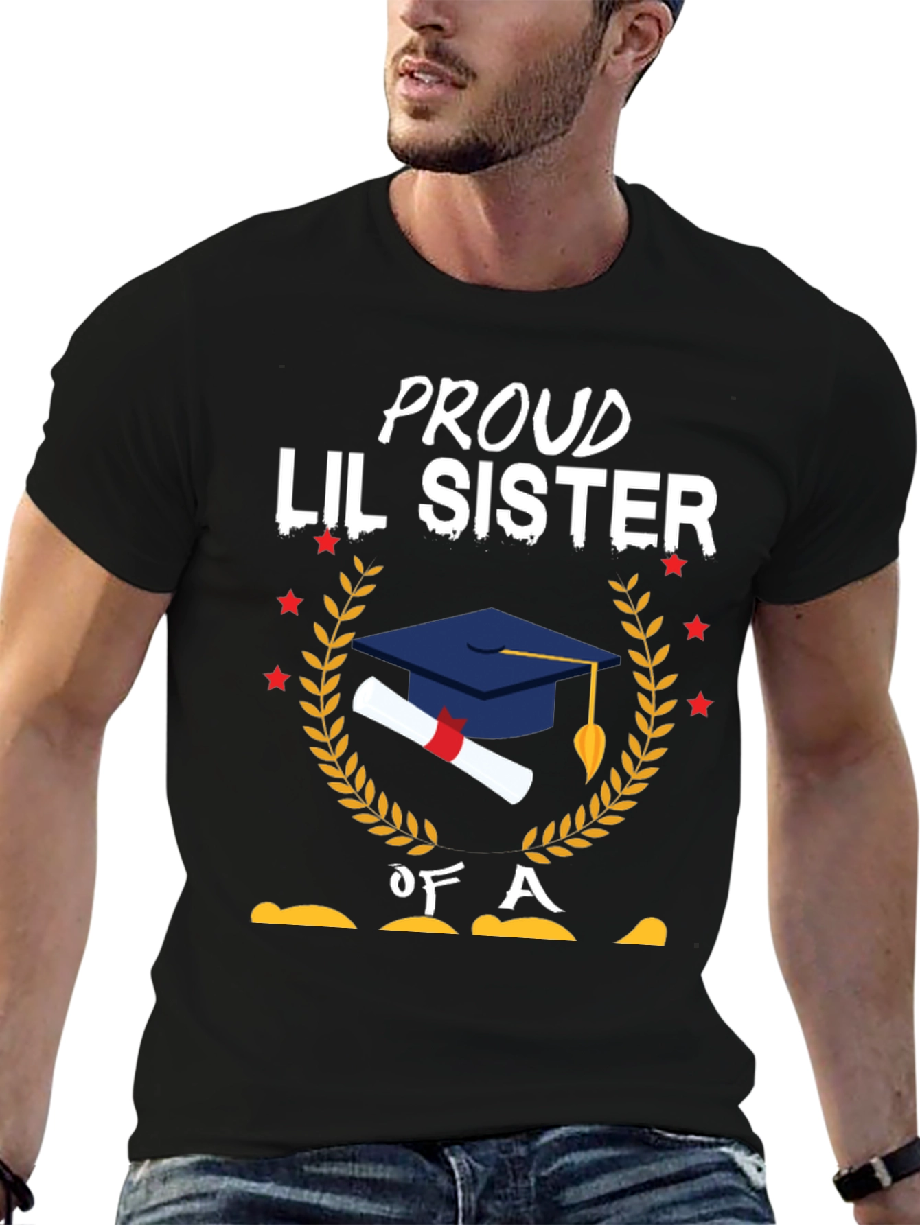 Proud Lil Sister Graduation T-Shirt