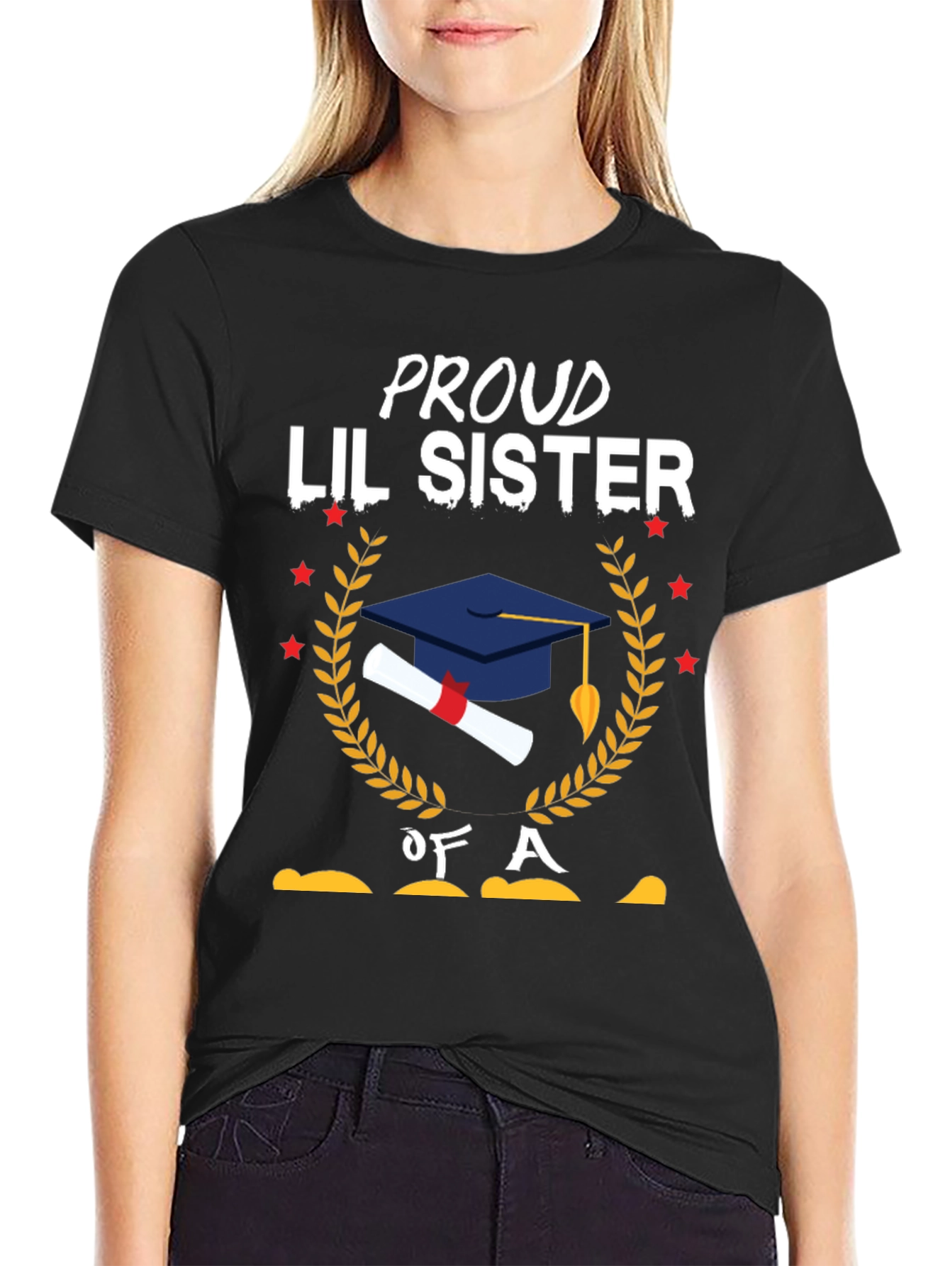 Proud Lil Sister Graduation T-Shirt