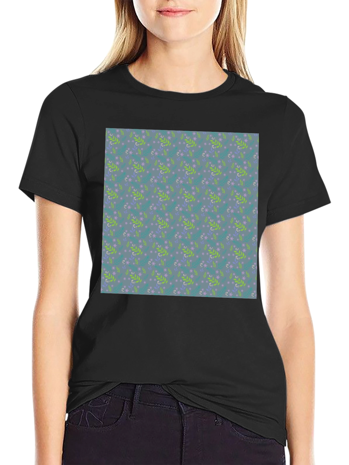 Patterned Casual T-Shirt