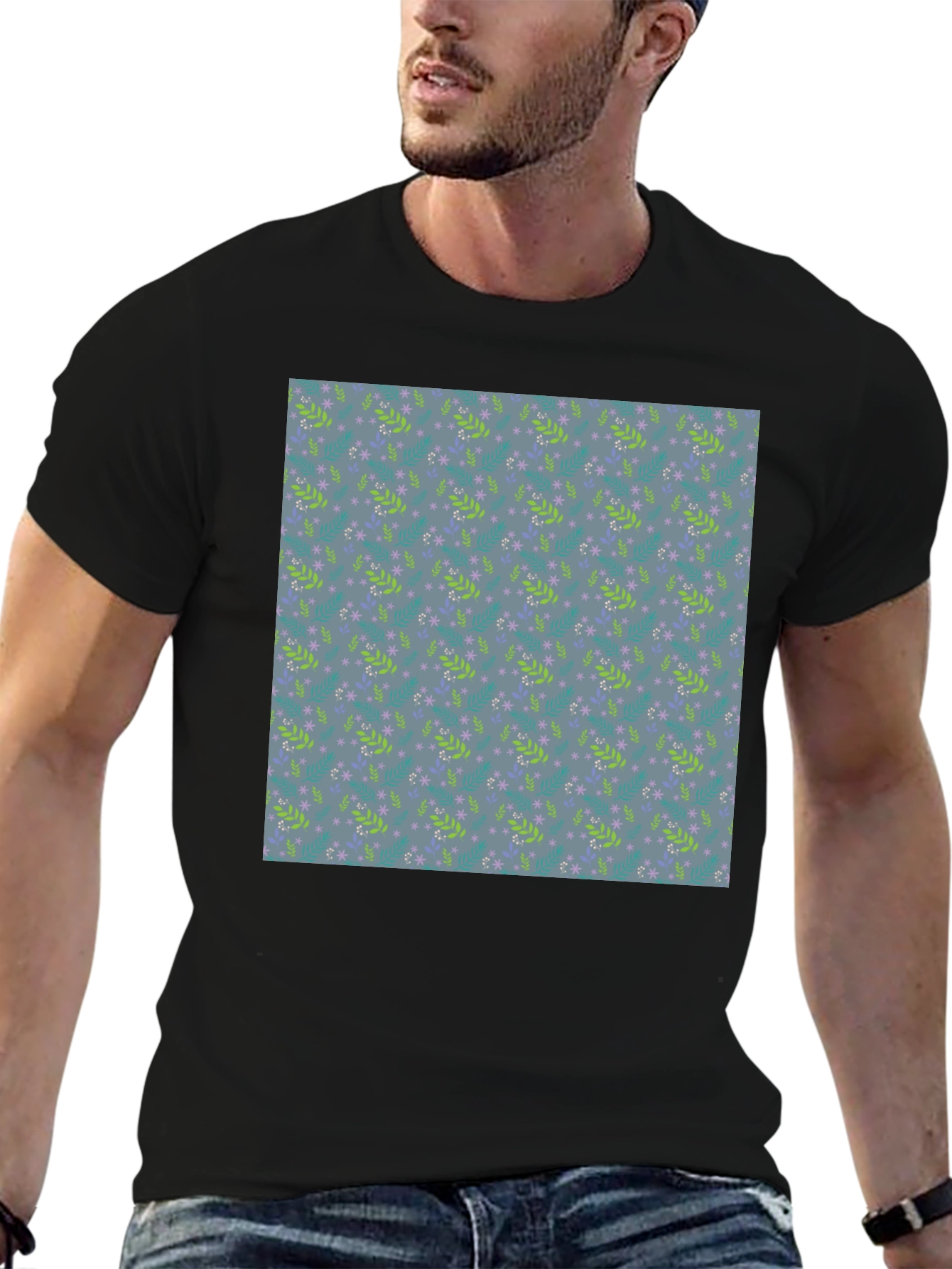 Patterned Casual T-Shirt