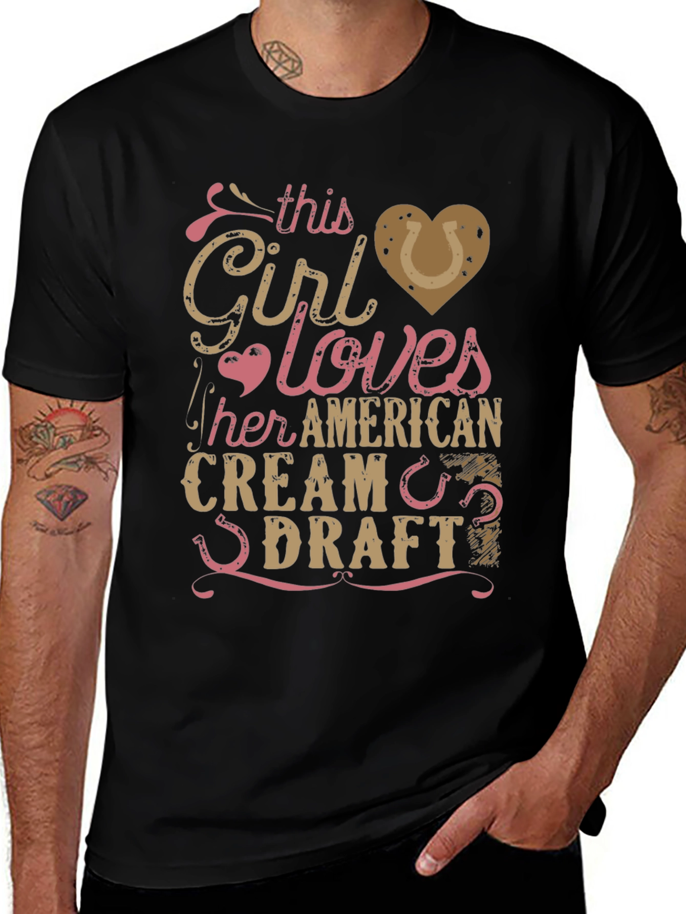 American Cream Draft Girls T-Shirt