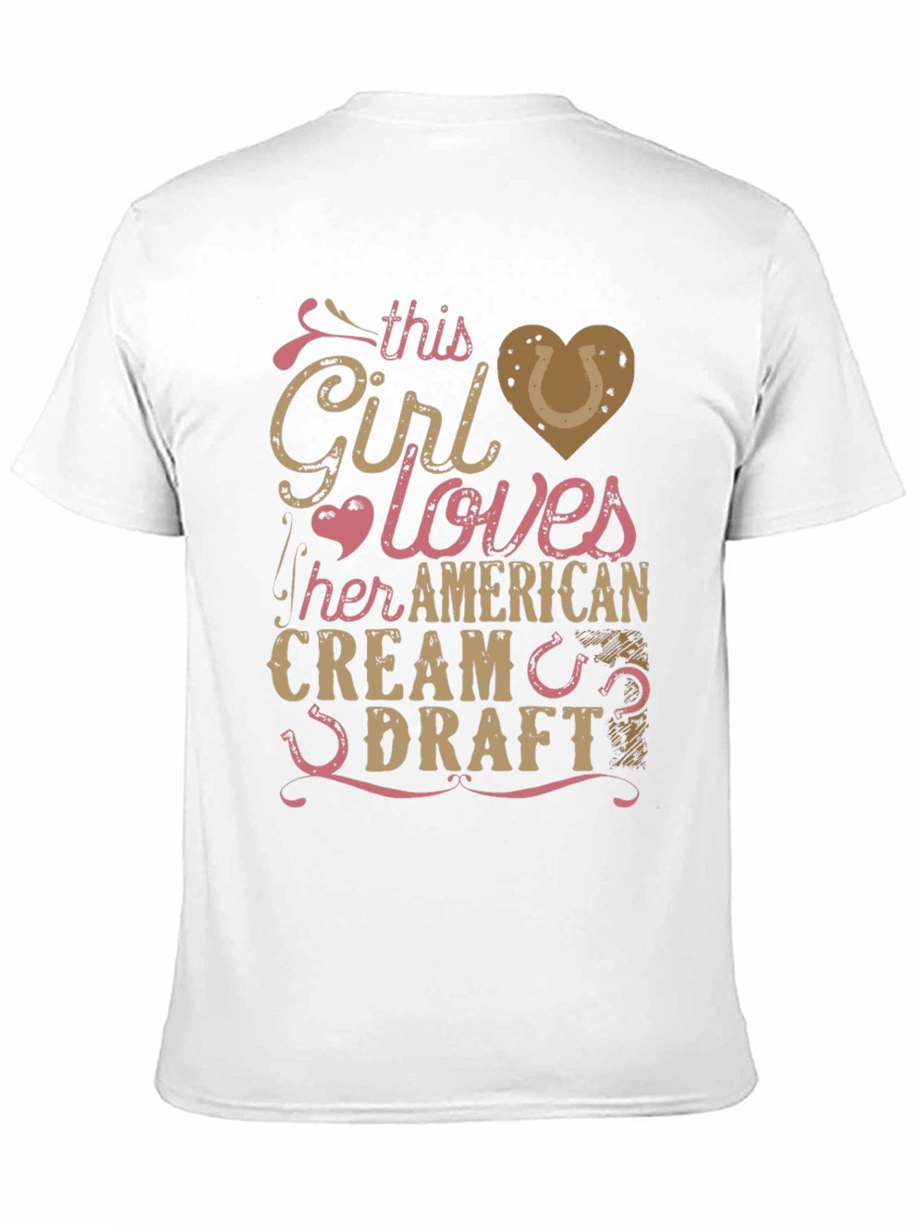 American Cream Draft Girls T-Shirt