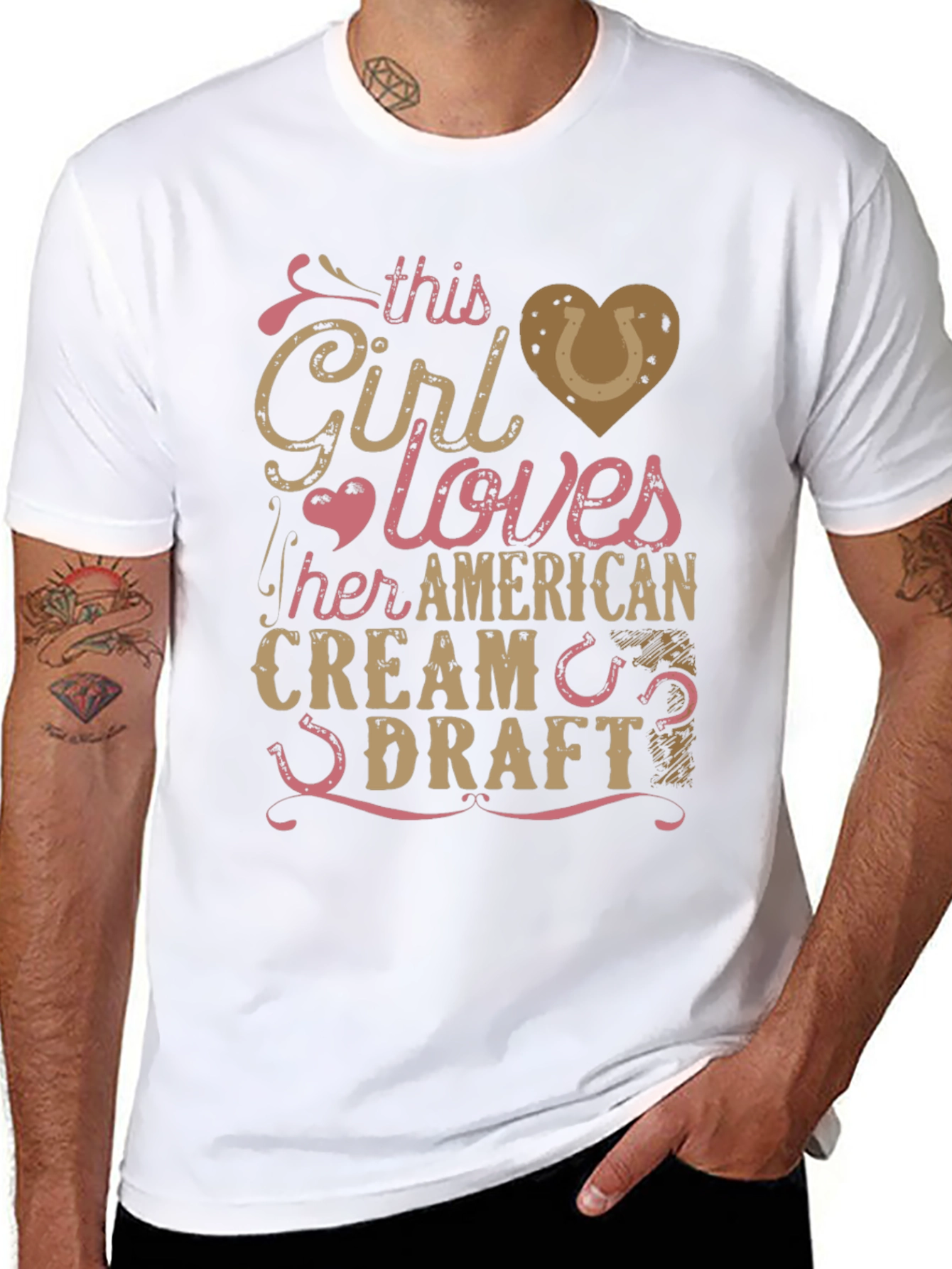 American Cream Draft Girls T-Shirt