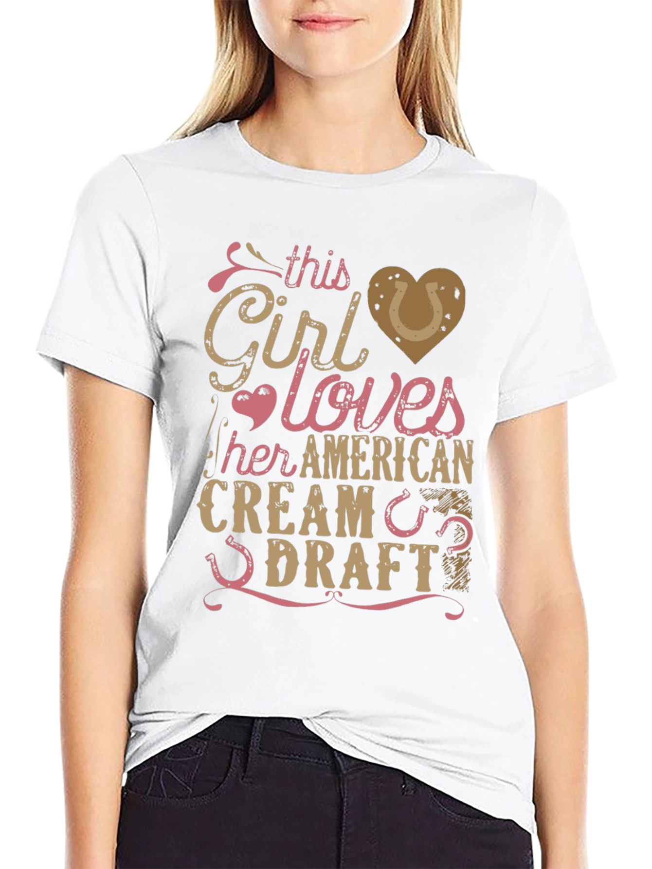 American Cream Draft Girls T-Shirt