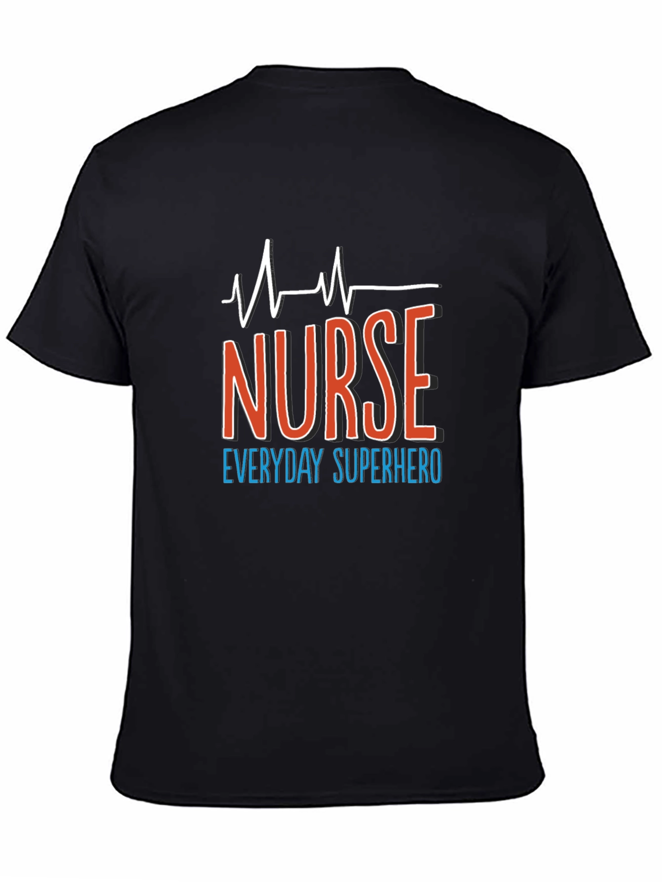 Nurse Superhero T-Shirt - Black