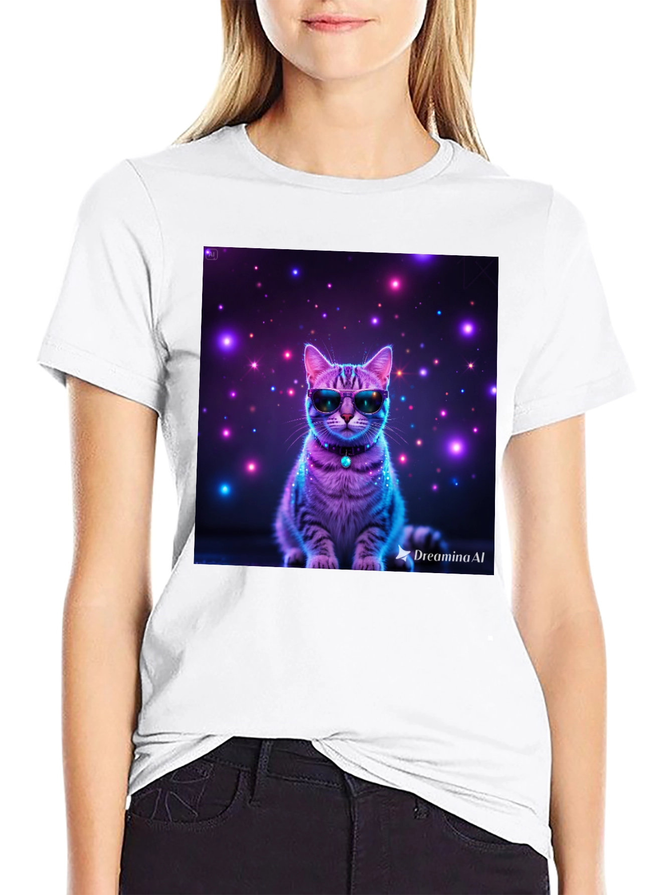 Cool Cat T-Shirt - Galaxy Style
