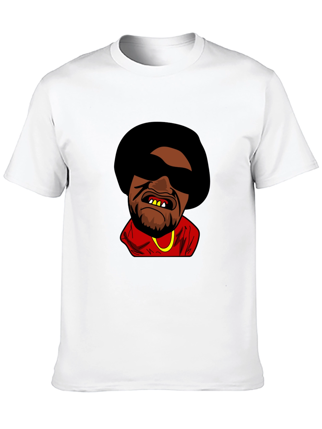 Retro Cartoon Graphic Black T-Shirt