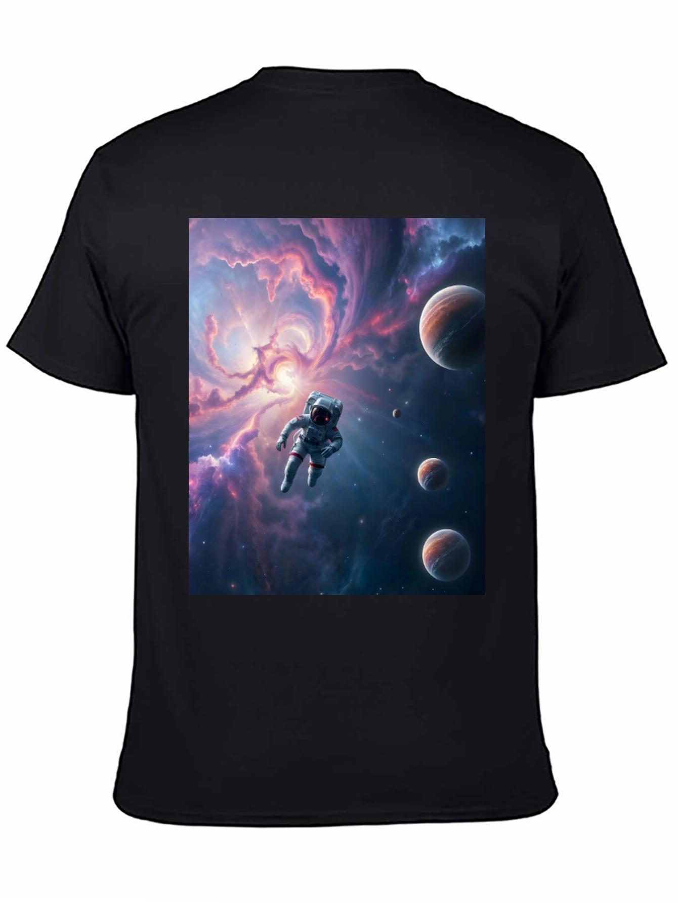 Astronaut Galaxy T-Shirt - Space Traveler Tee