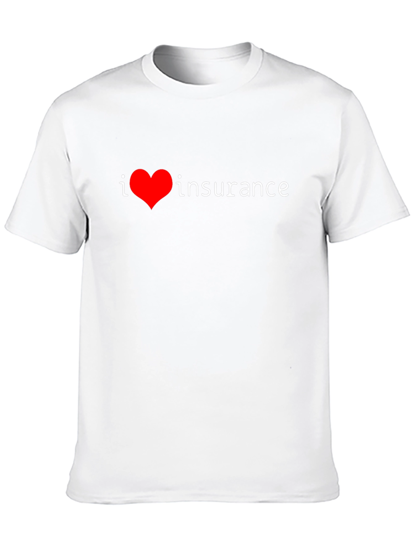 I Heart Insurance T-Shirt - Novelty Apparel
