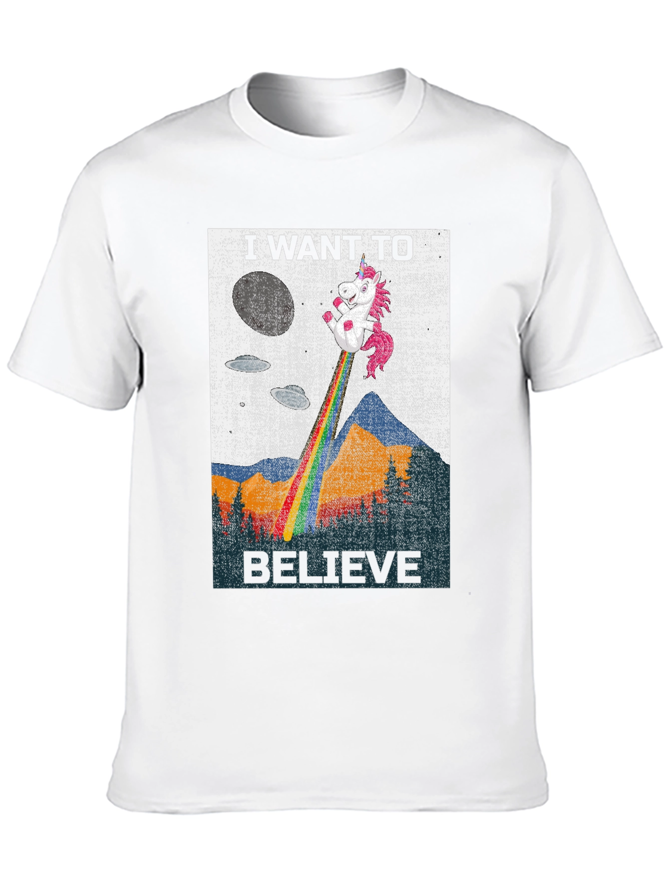 I Want to Believe Unicorn Tee