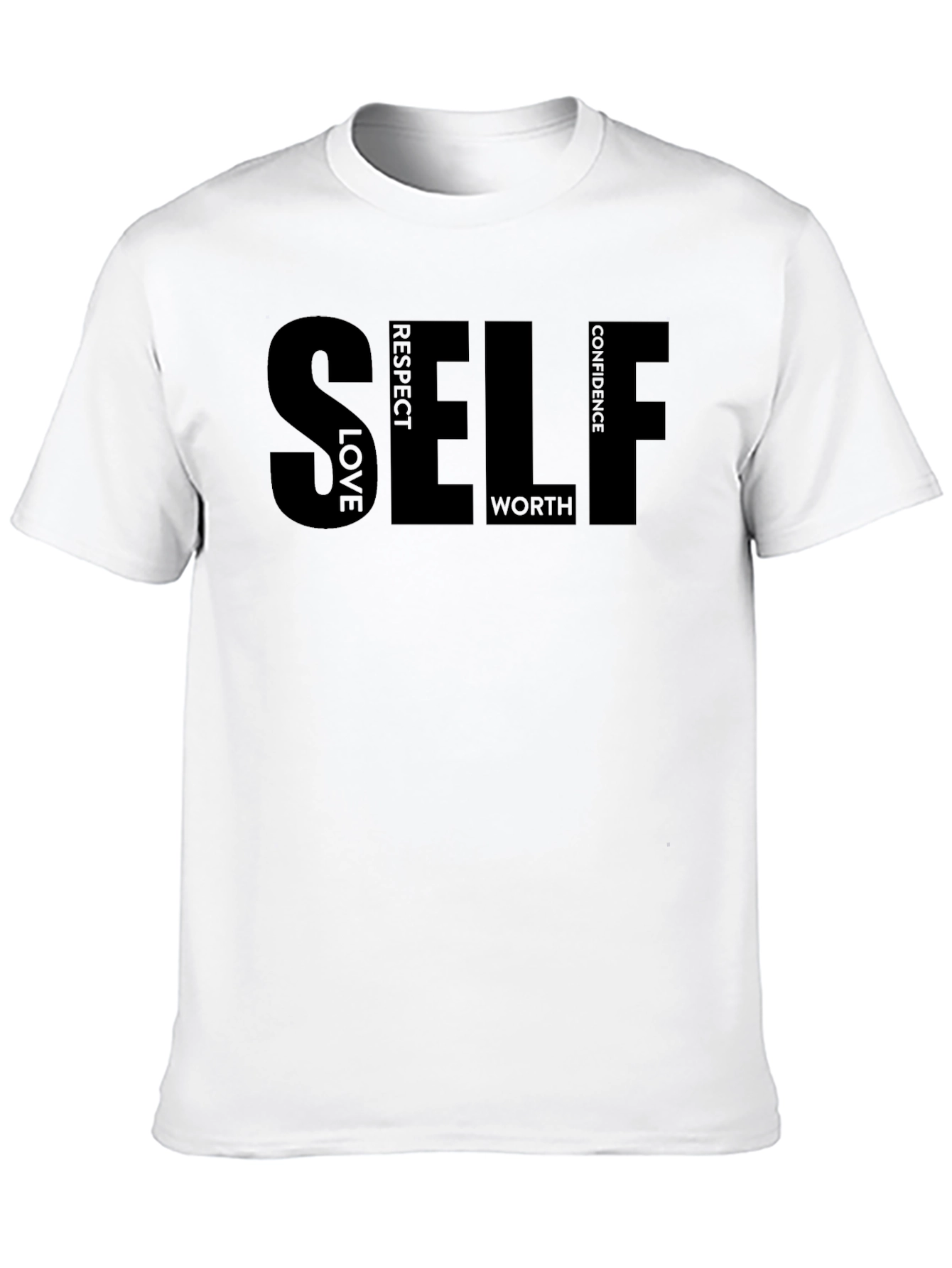 Self Love Respect & Confidence T-Shirt - Black