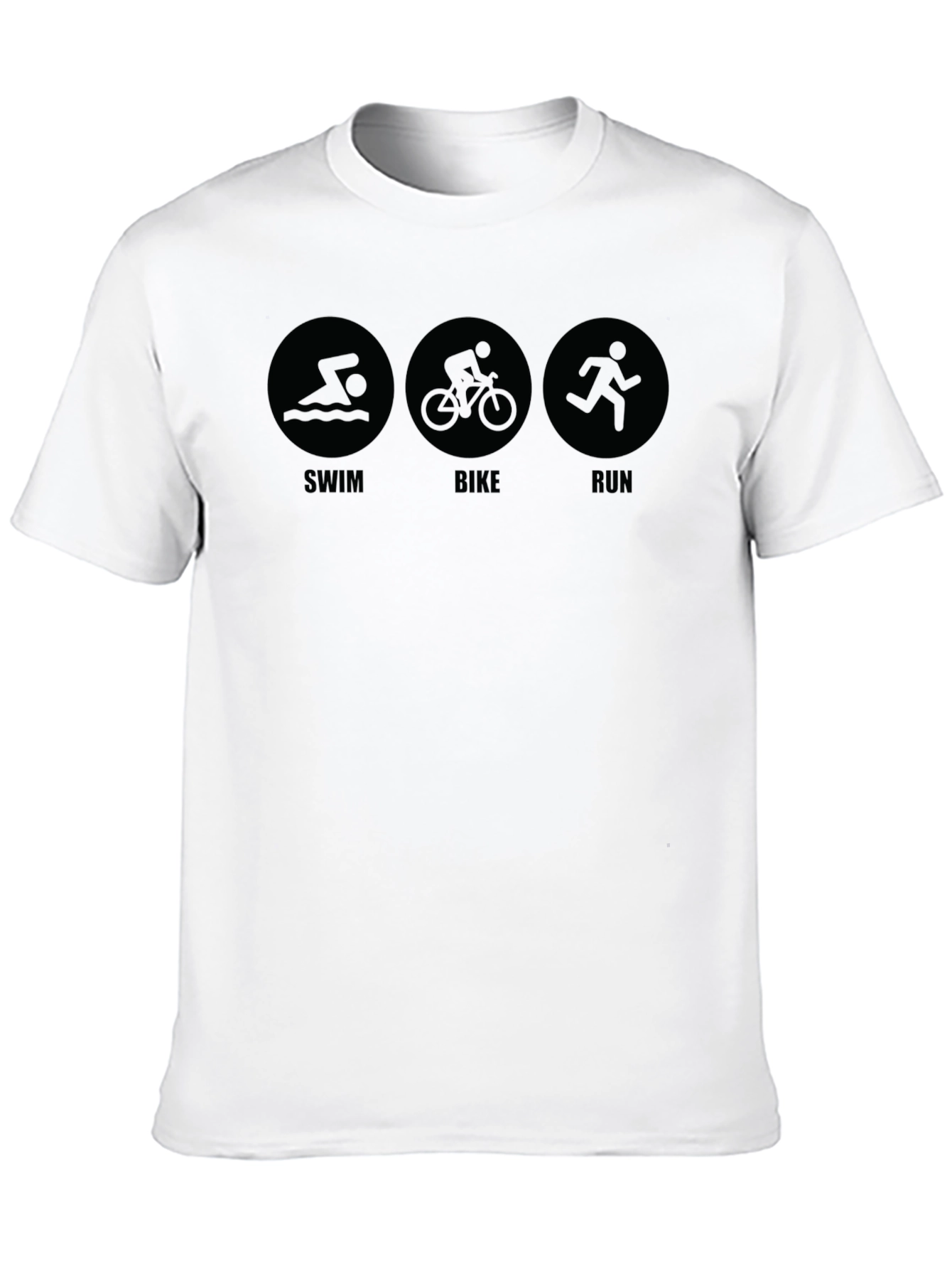 Triathlon Swim Bike Run Graphic T-Shirt