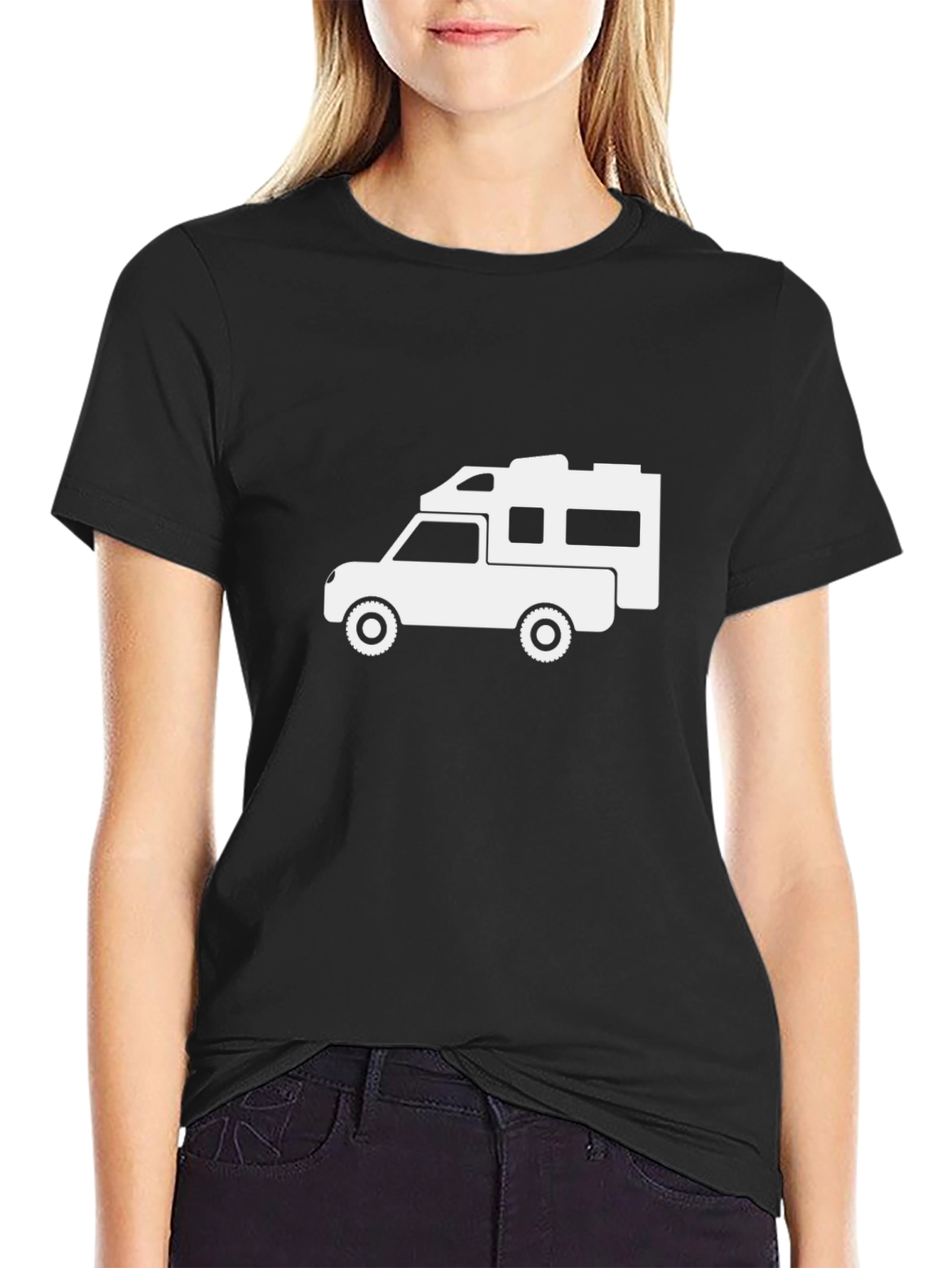 Camper Truck T-Shirt - Road Trip Ready!