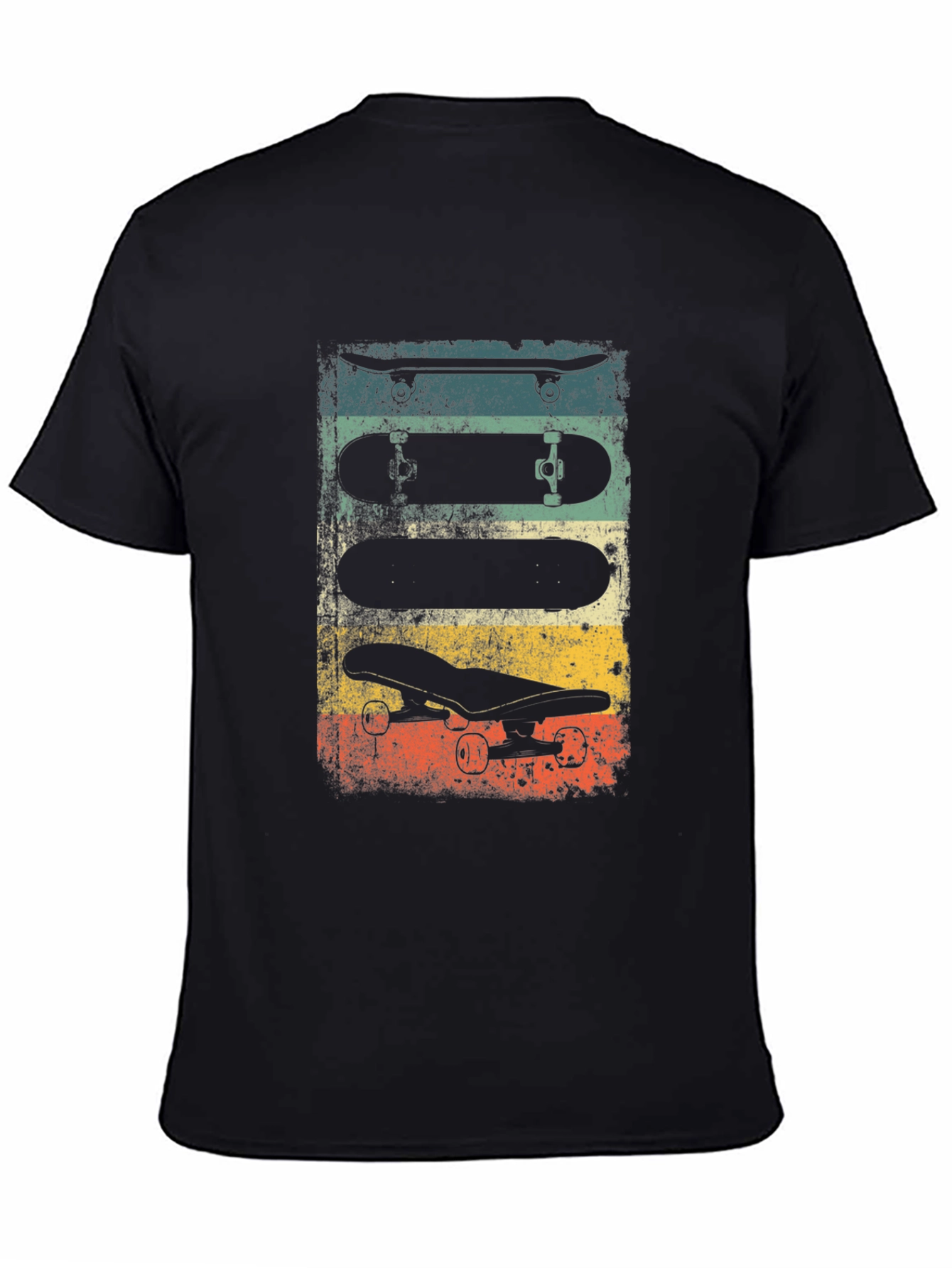 Retro Skateboard Tee - Cool Graphic T-Shirt