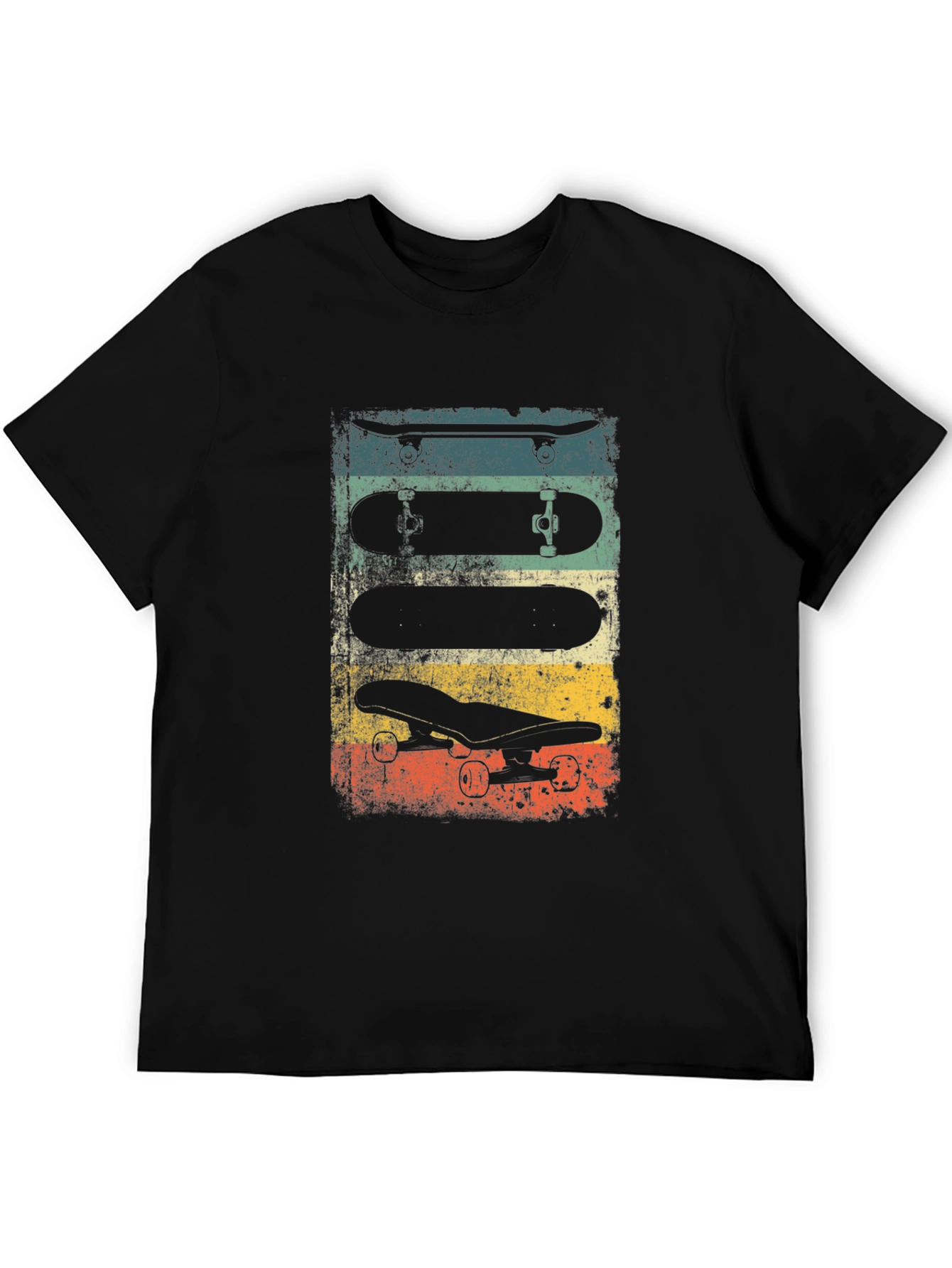 Retro Skateboard Tee - Cool Graphic T-Shirt