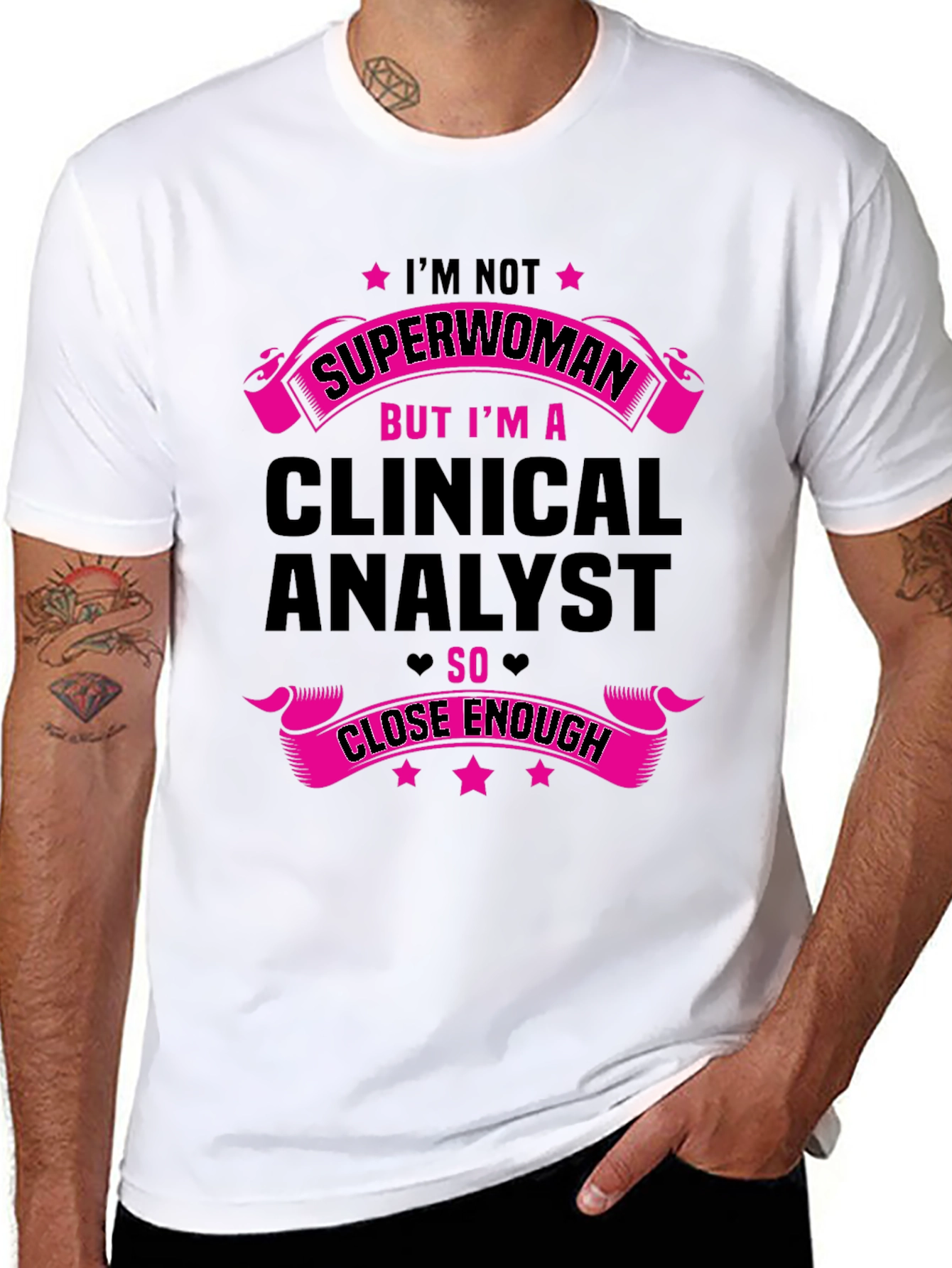 Clinical Analyst T-Shirt - Superwoman Inspired