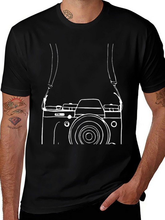 Camera T-Shirt - Cool Graphic Tee for Photography Lovers