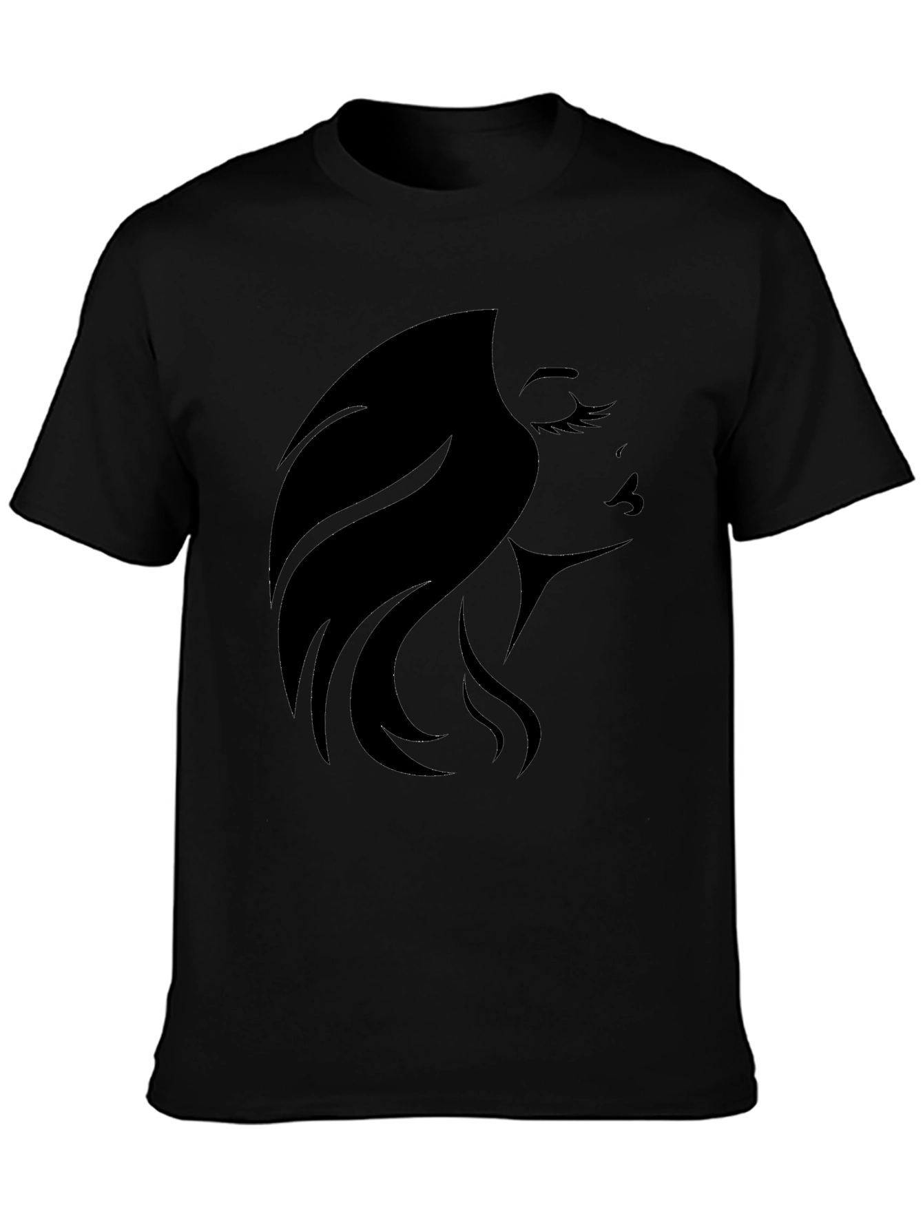 Black Woman Silhouette Graphic Tee