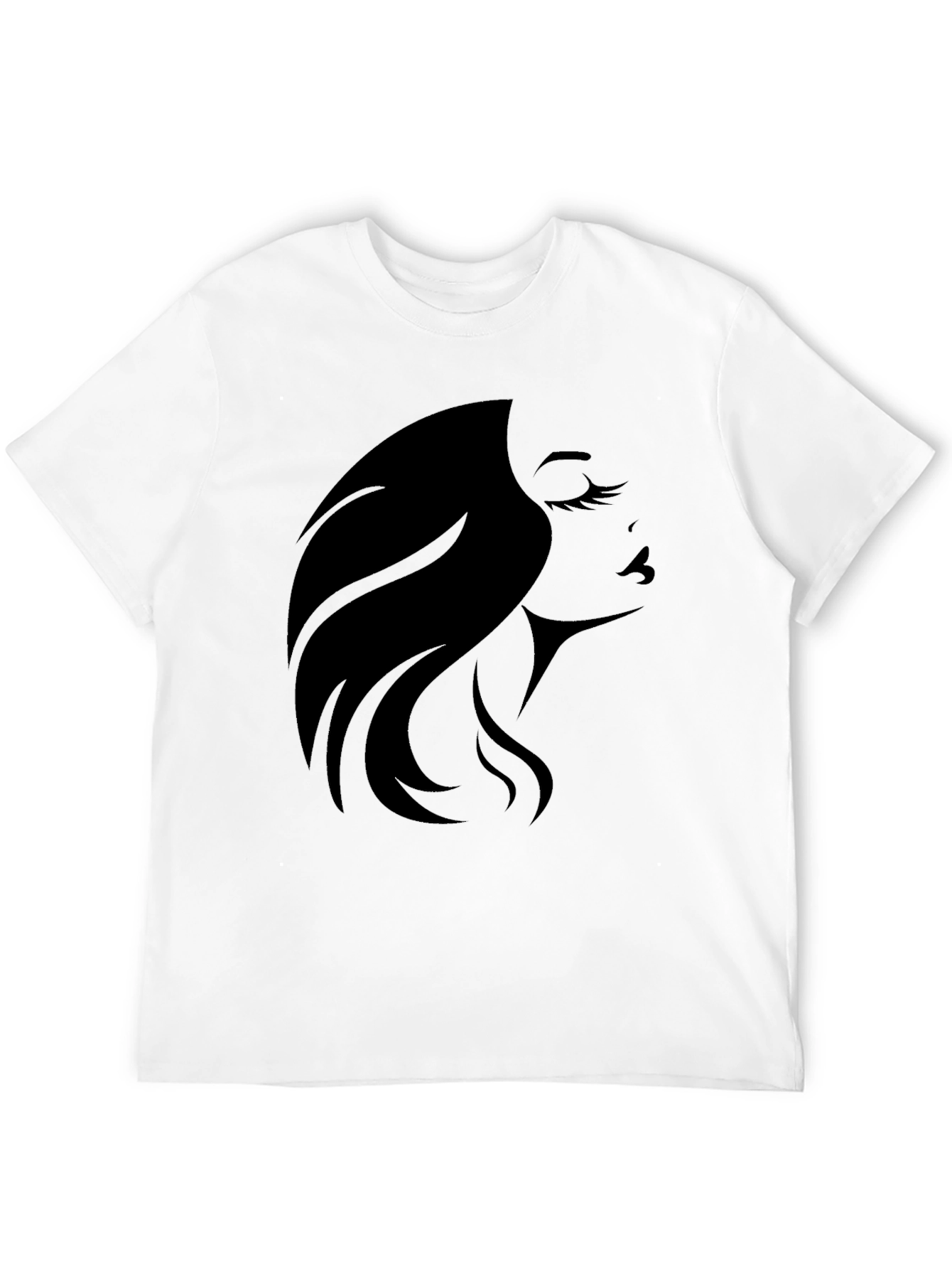 Black Woman Silhouette Graphic Tee