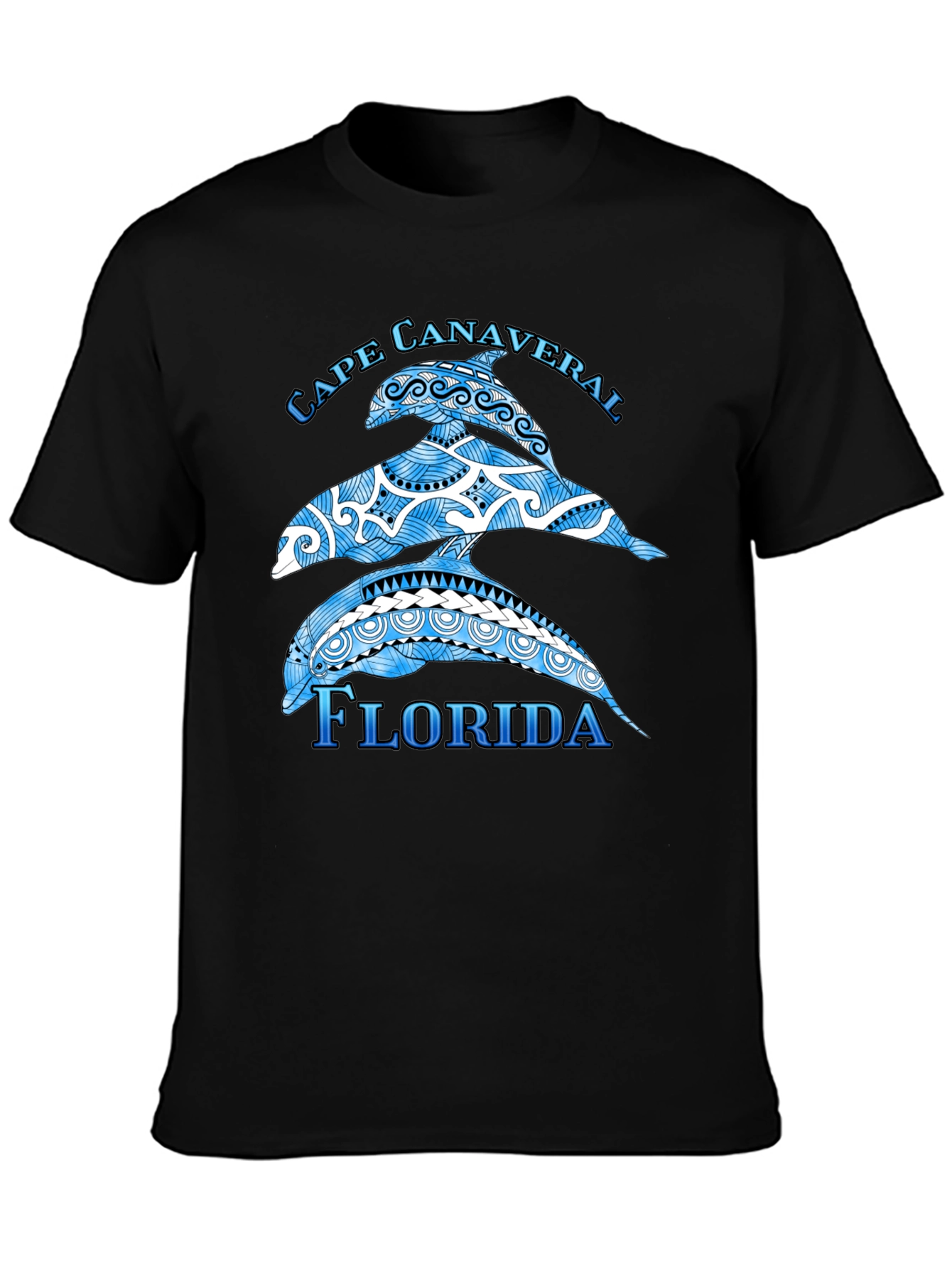 Cape Canaveral Florida Dolphin Graphic Tee