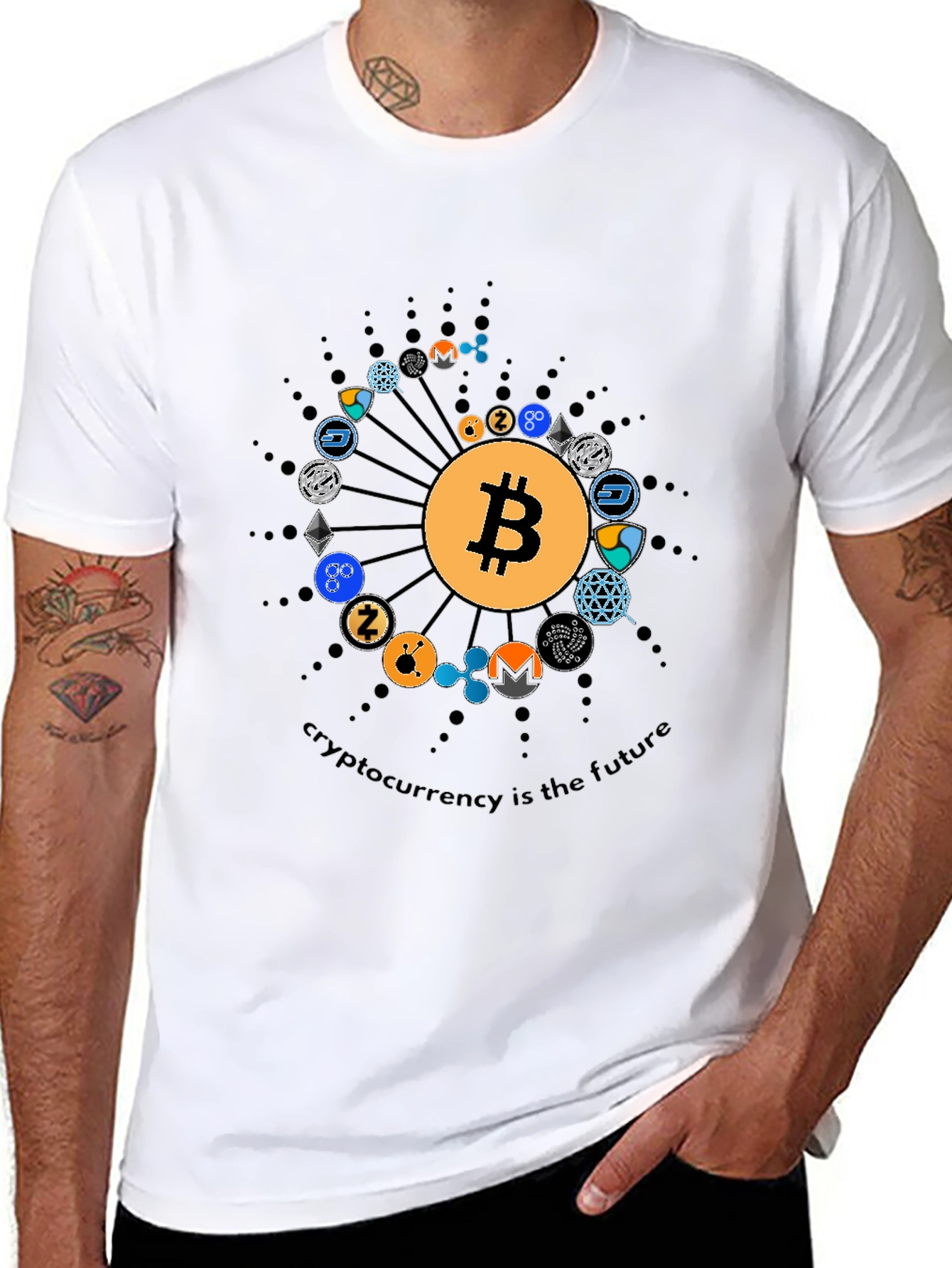 Cryptocurrency T-Shirt - Bitcoin & Altcoins
