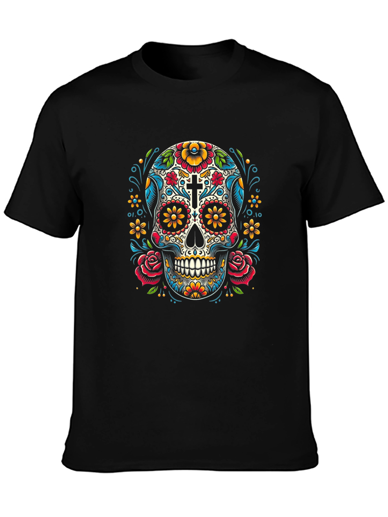 Day of the Dead Sugar Skull T-Shirt