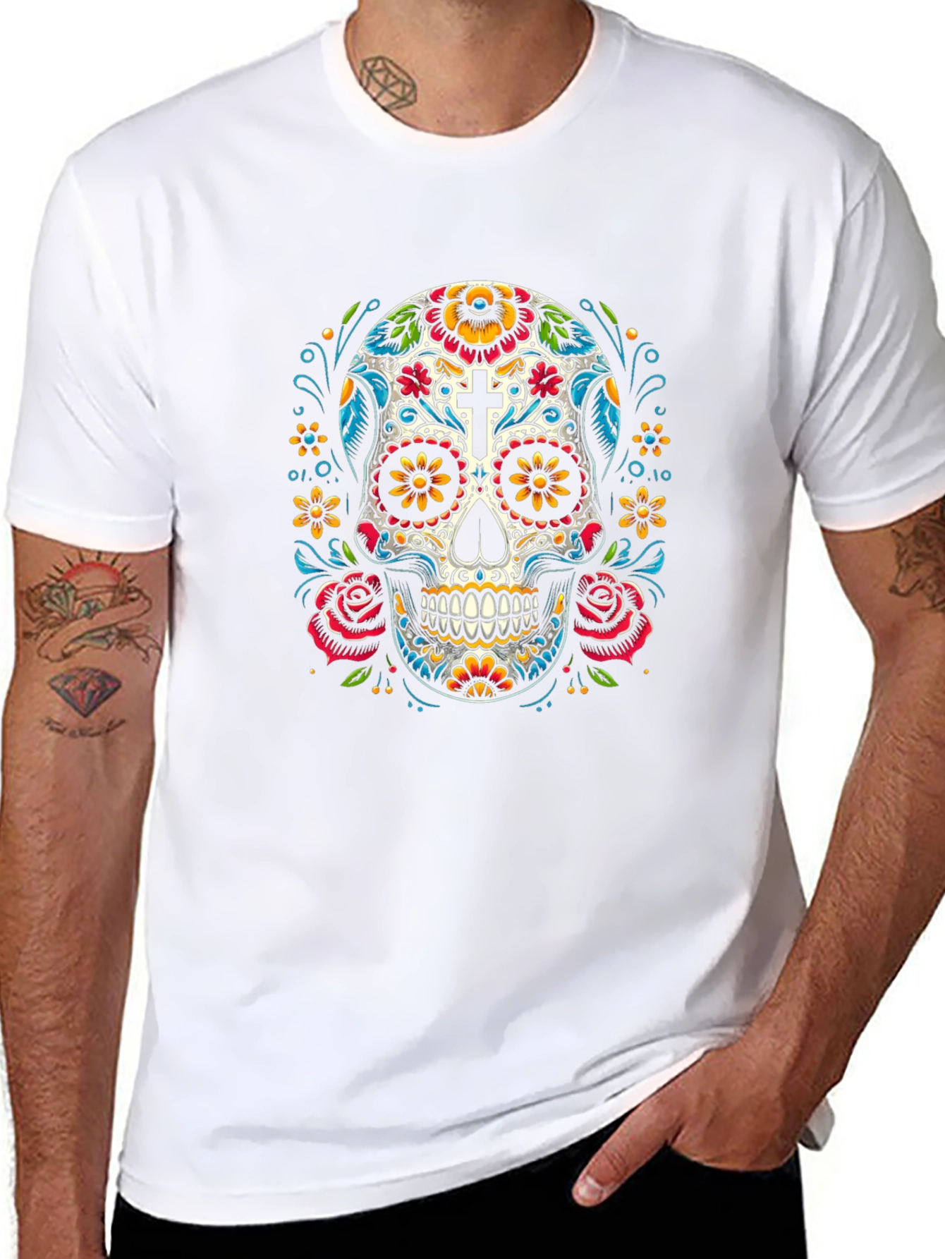 Day of the Dead Sugar Skull T-Shirt