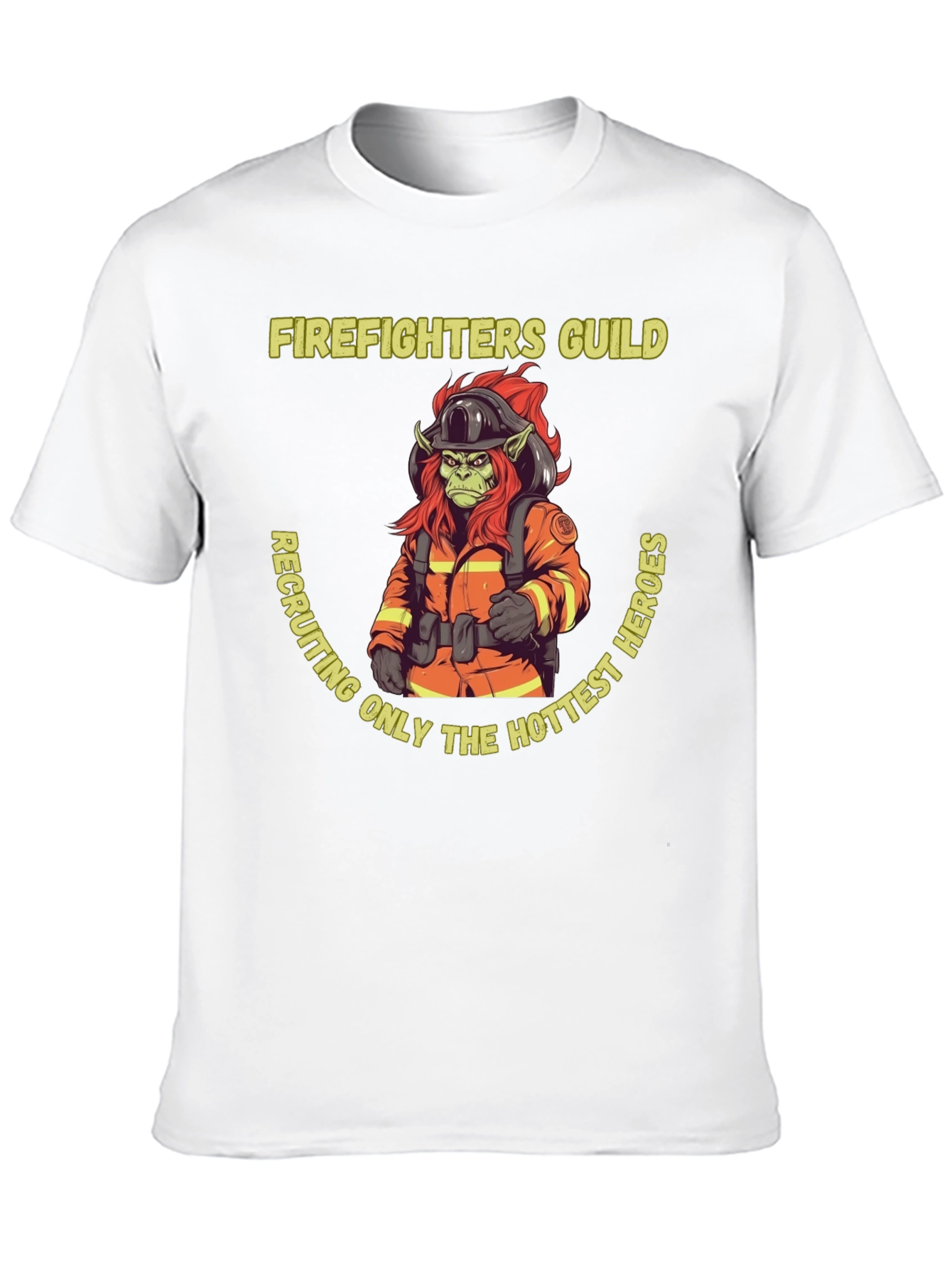 Firefighters Guild Hottest Heroes Graphic Tee