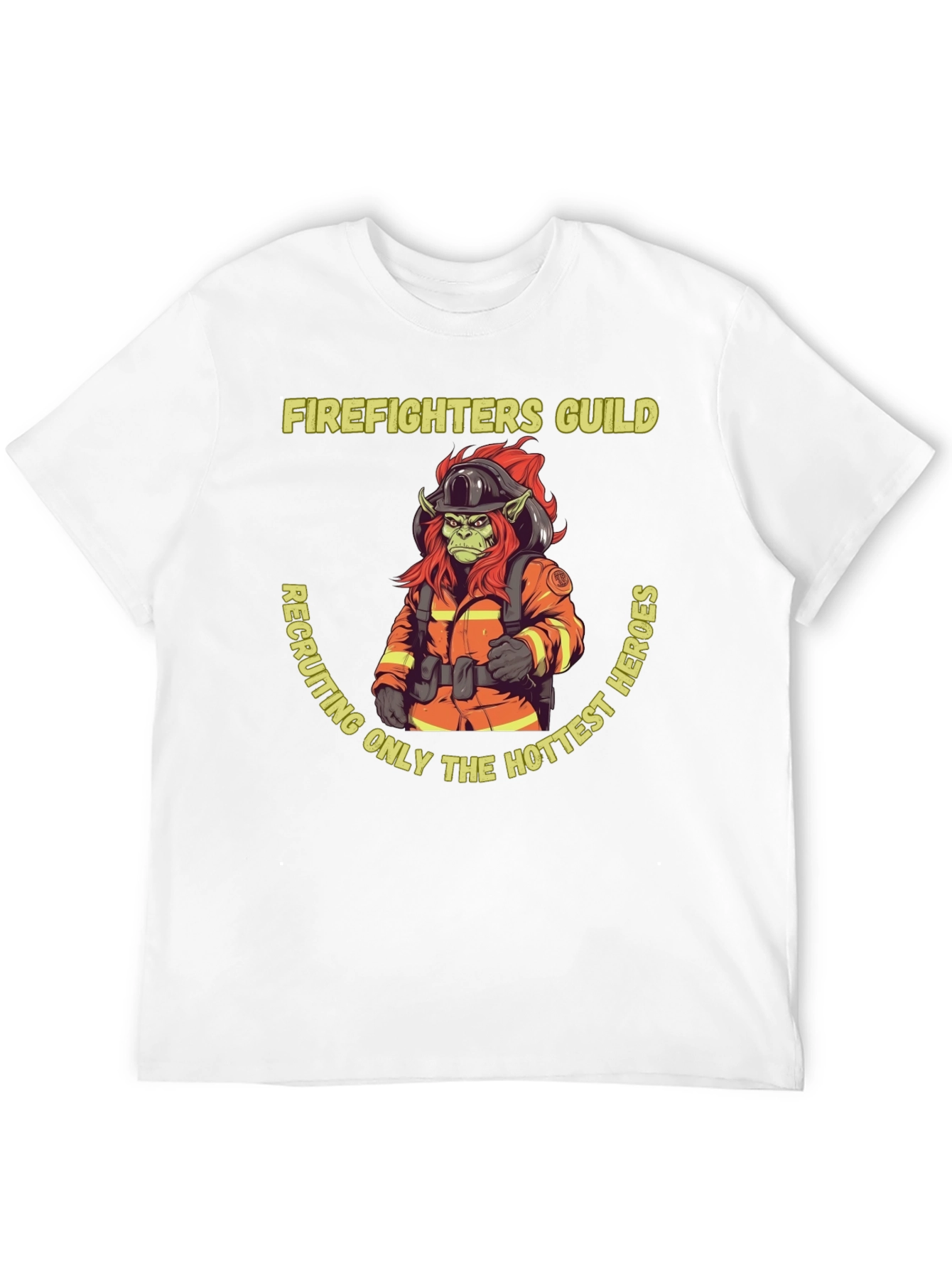 Firefighters Guild Hottest Heroes Graphic Tee