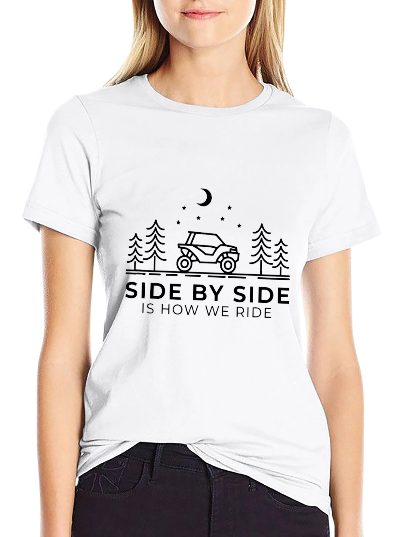 Side by Side is How We Ride Graphic Tee