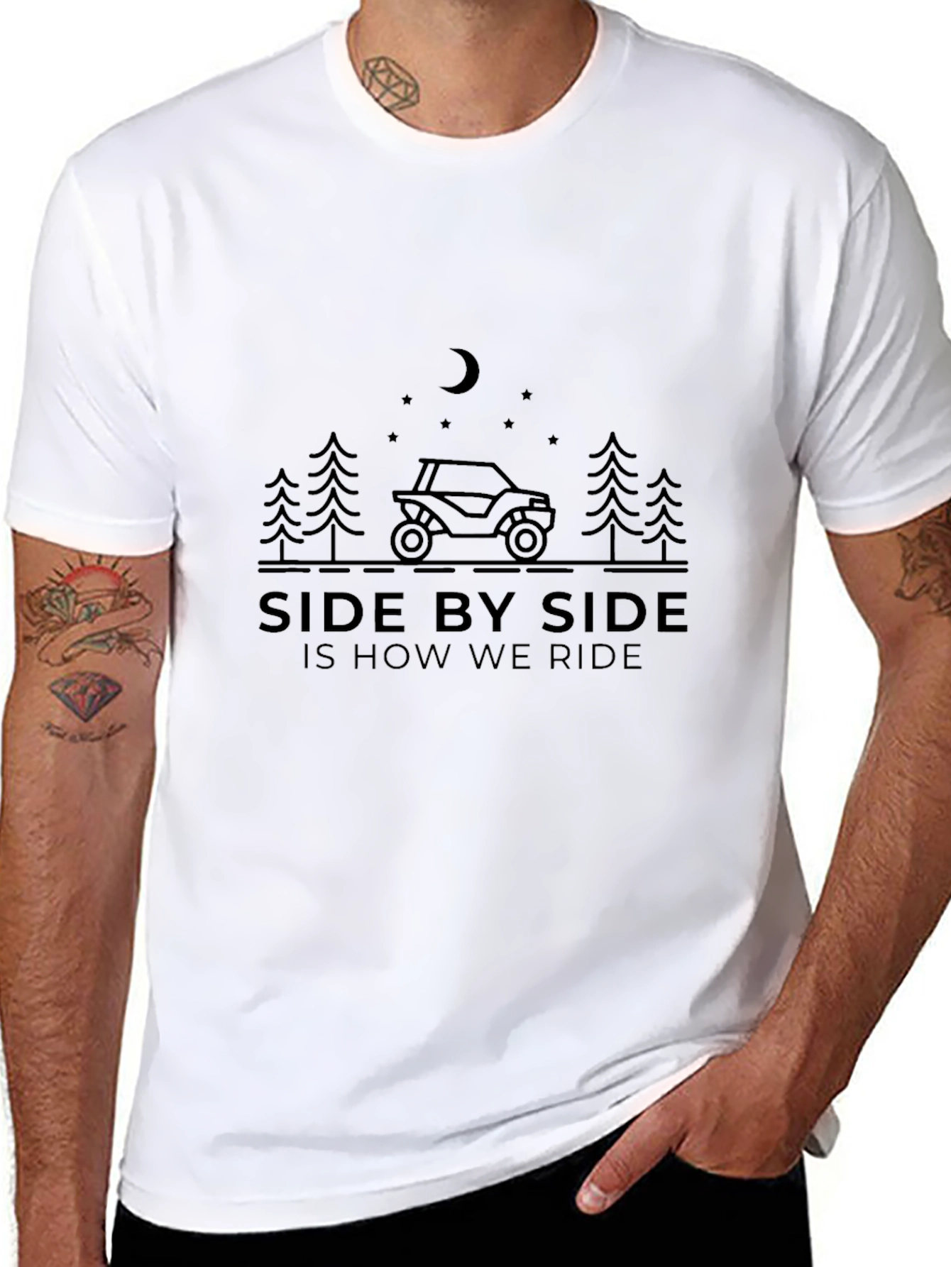 Side by Side is How We Ride Graphic Tee